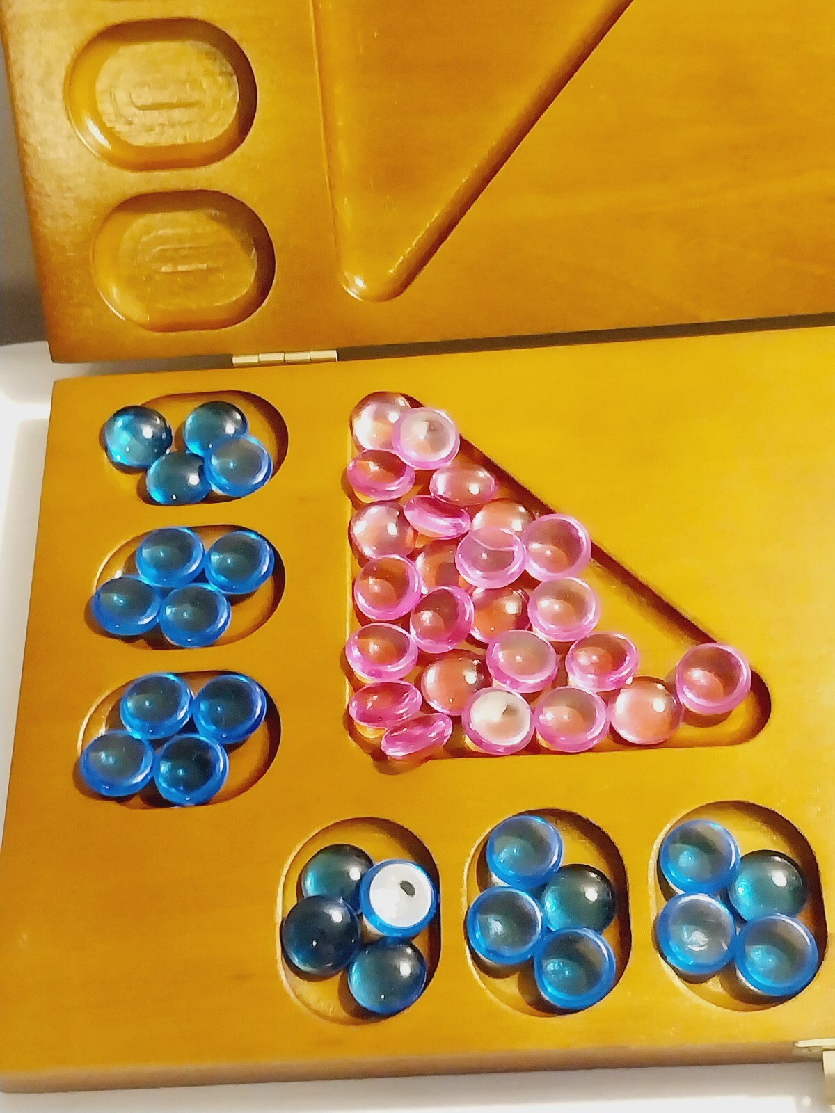Trade Mark Games 4 Person Mancala, Pine Wood Case