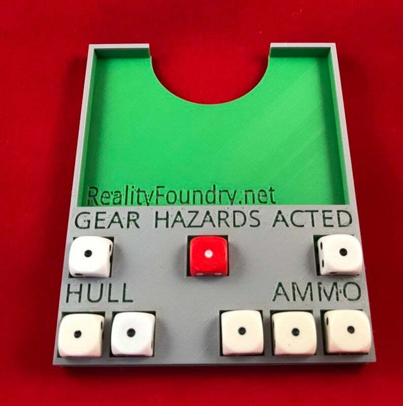 Gaslands™ Compatible Vehicle Tray – Custom 3D Printed