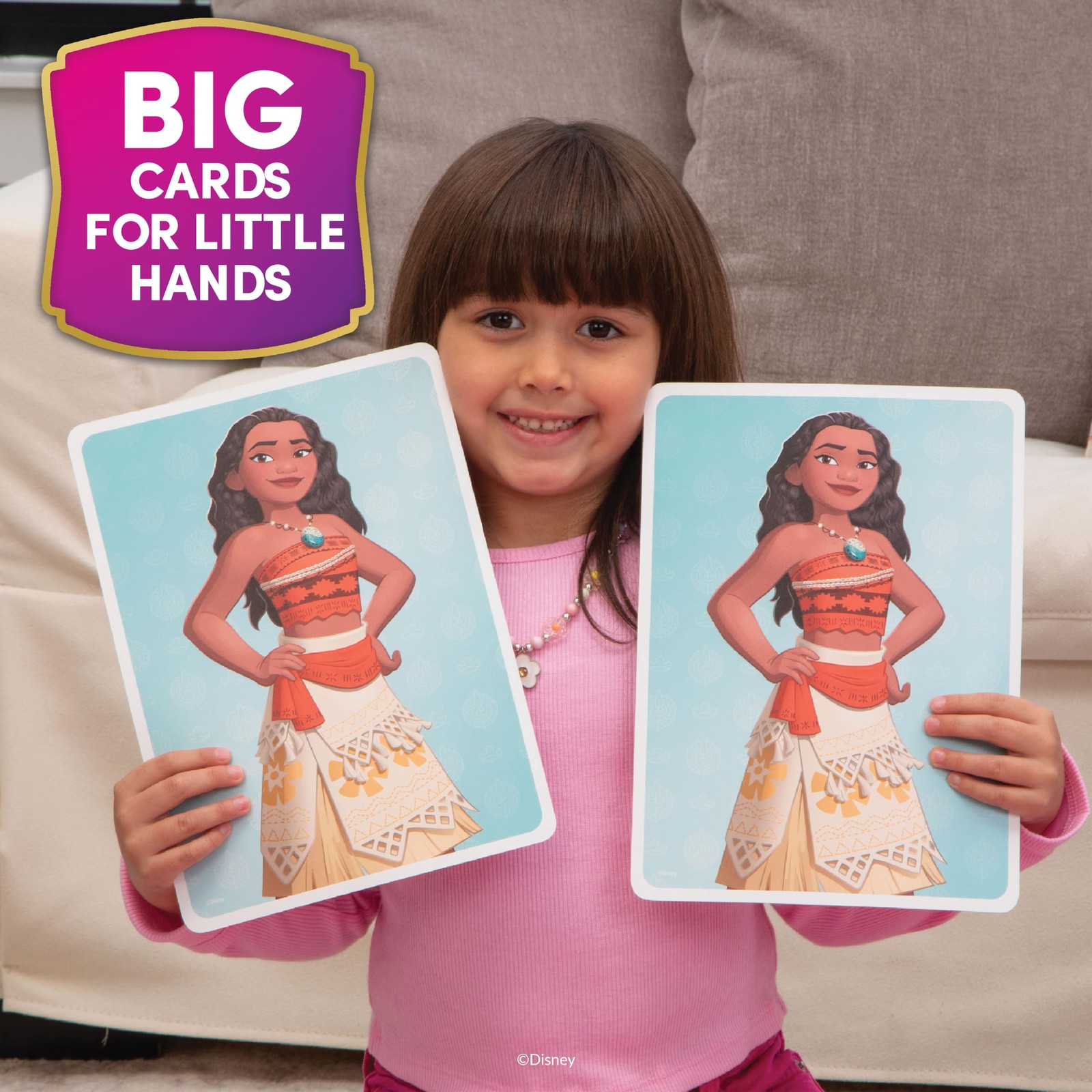 Disney Princess Giant Matching Game Jumbo Cards Memory Learning Ages 3+ Summer