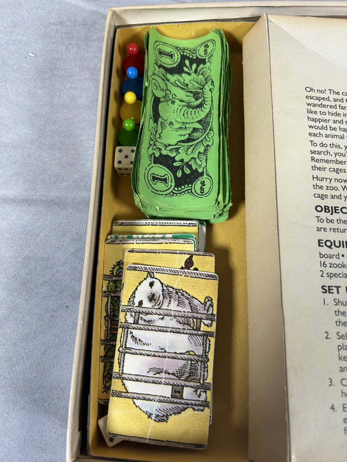 Parker Brothers Even Elephants Forget Vintage Board Game 1973 Complete MPN 4024