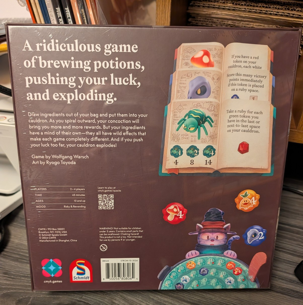 CMYK Quacks Board Game | Brew Potions, Push Your Luck, Explode! NEW