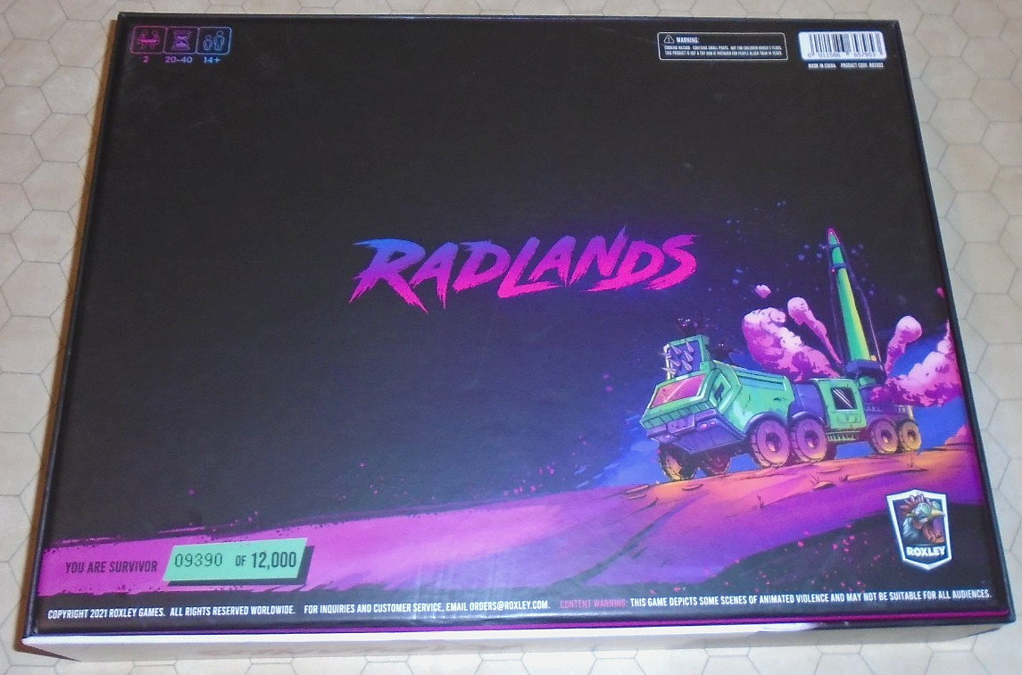 Radlands Dueling Card Game, Super Deluxe Edition #9,390 – Roxley Games CIB