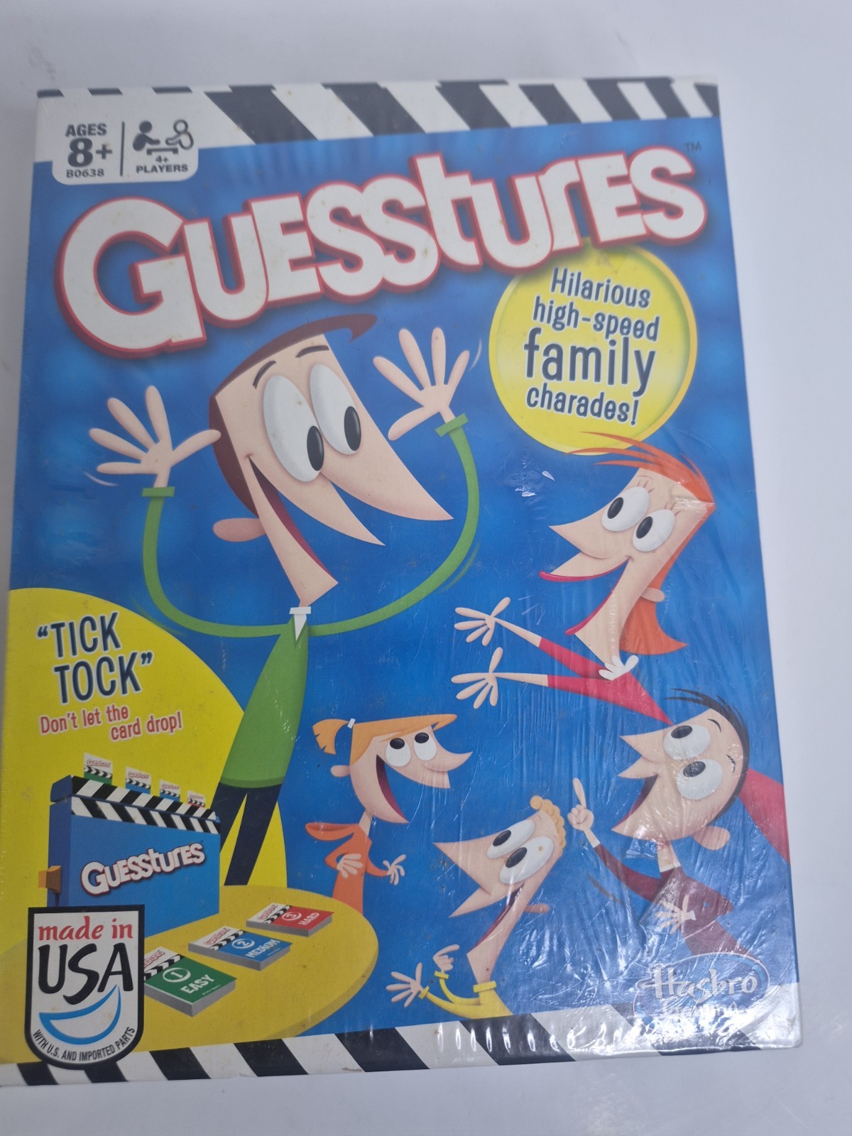 Hasbro Gaming Guesstures Family Party Game- Charades Game for 4 or More Players