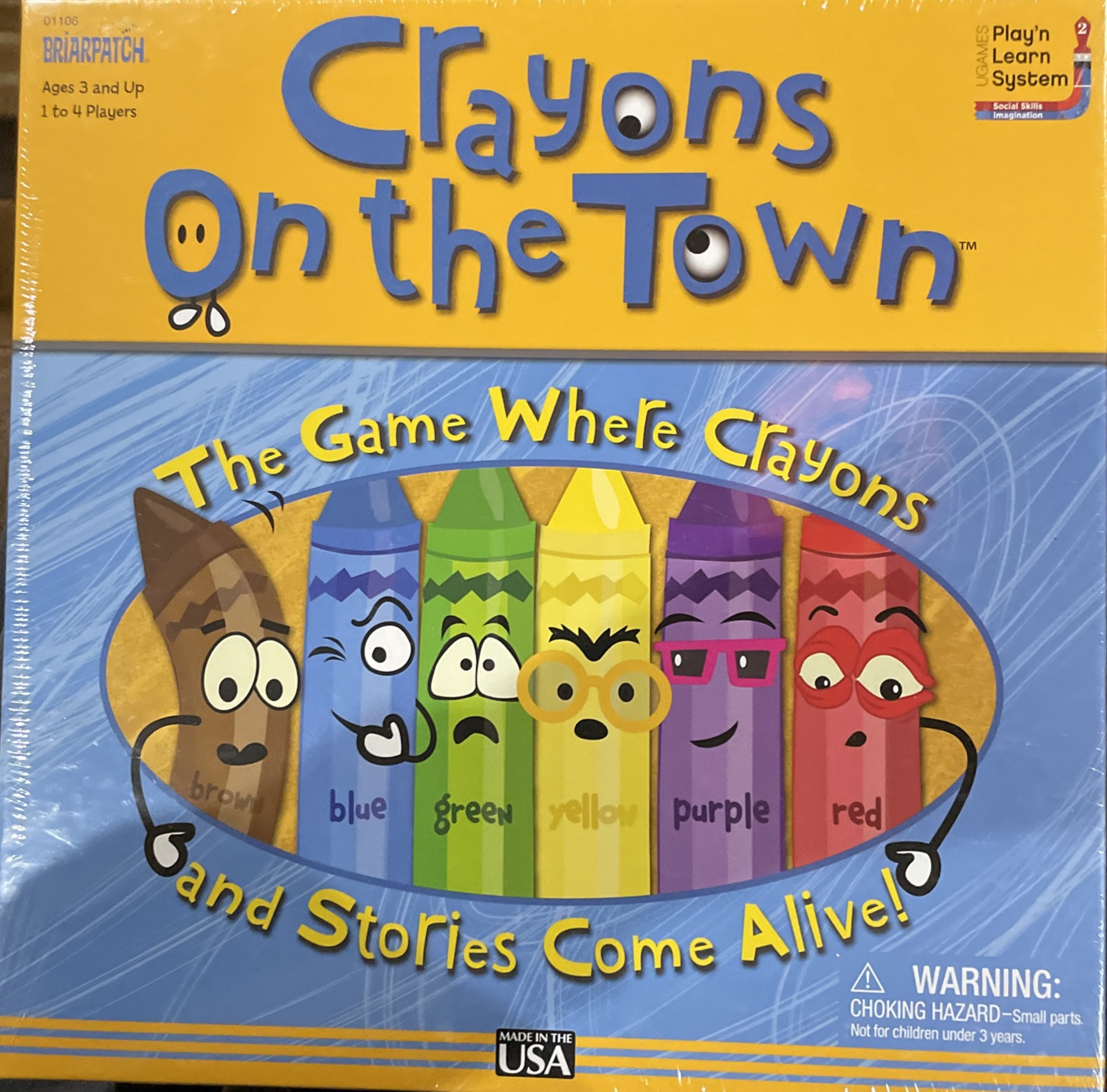Crayons on the Town: The Game Where Stories and Crayons Come to Life, 1-4 player