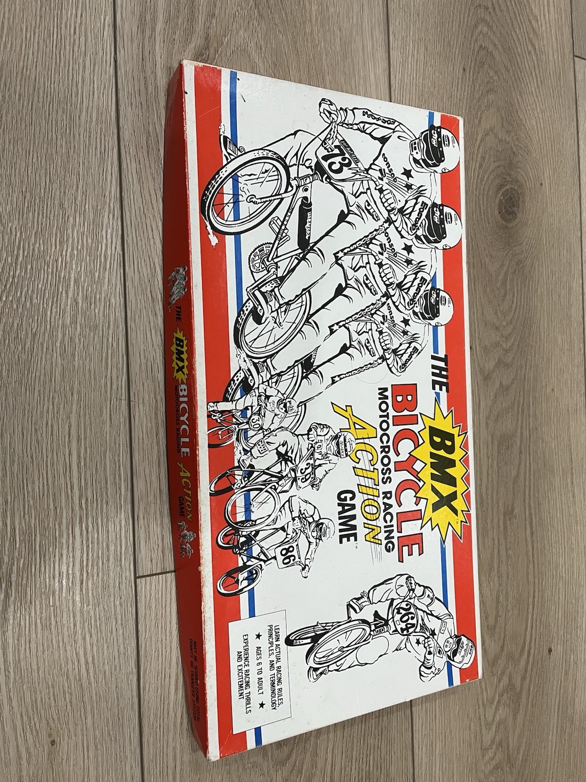 Vintage The BMX Bicycle Motocross Racing Action Board Game Mongoose Redline GT