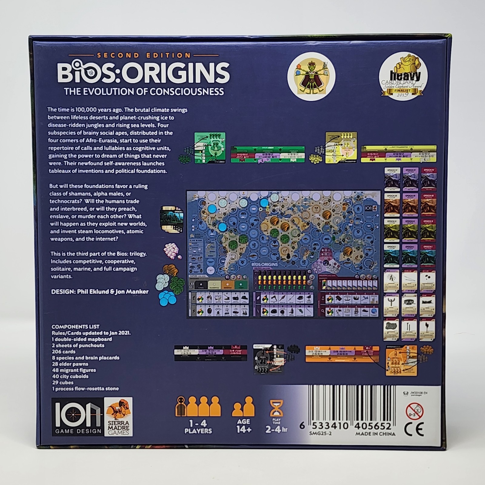 Bios : Origins 2nd Edition by Sierra Madre Games 2020 Ion Games Open Box NEW