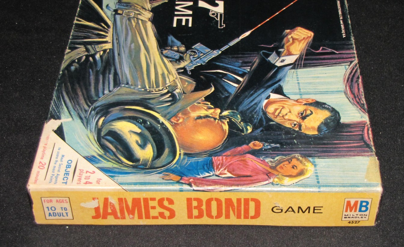 James Bond-Secret Agent 007 Game; 1964 Milton Bradley, Sean Connery Version