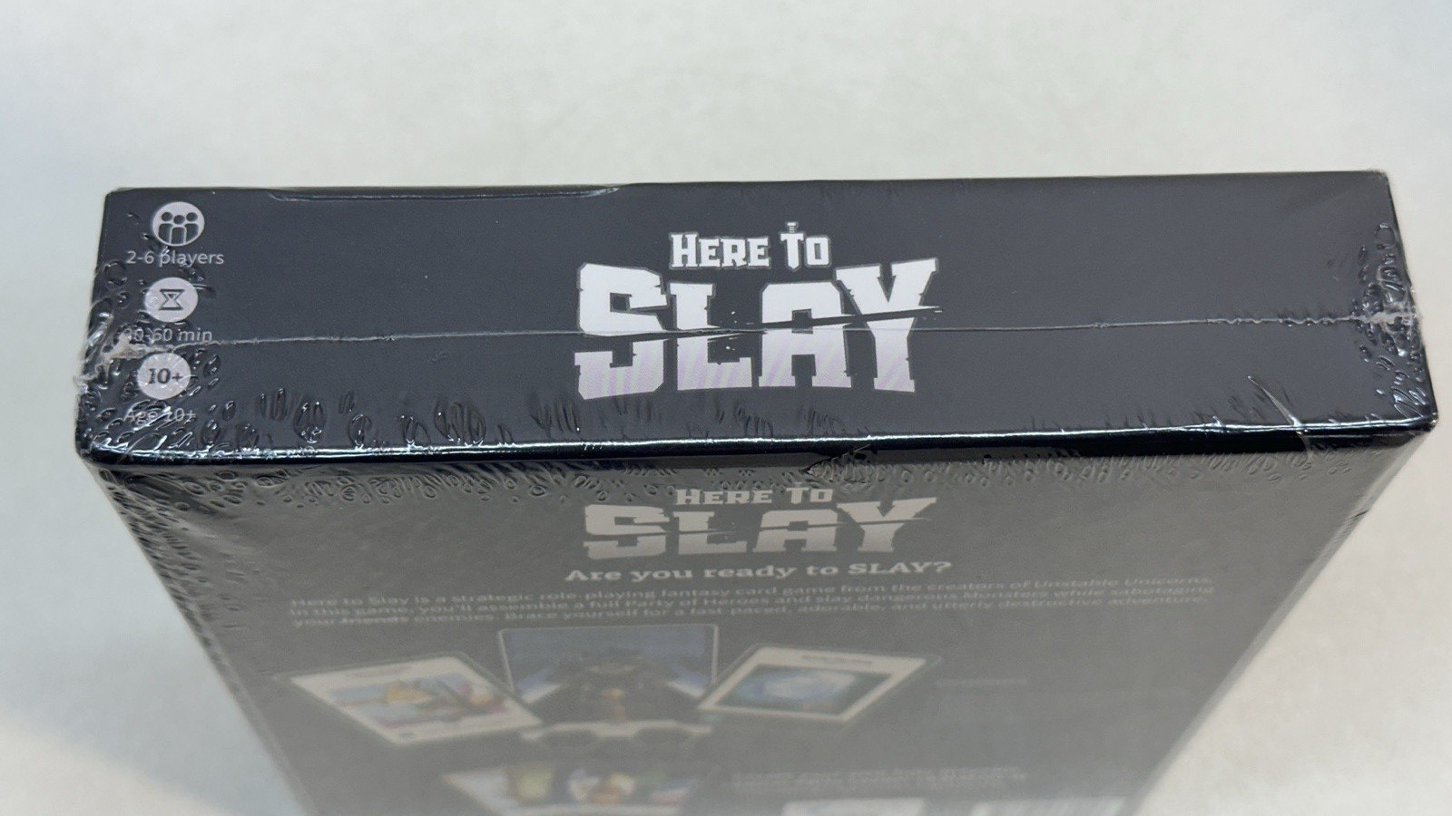 Unstable Games Here To Slay Base Game Adventure Dice Rolling Card Game Sealed