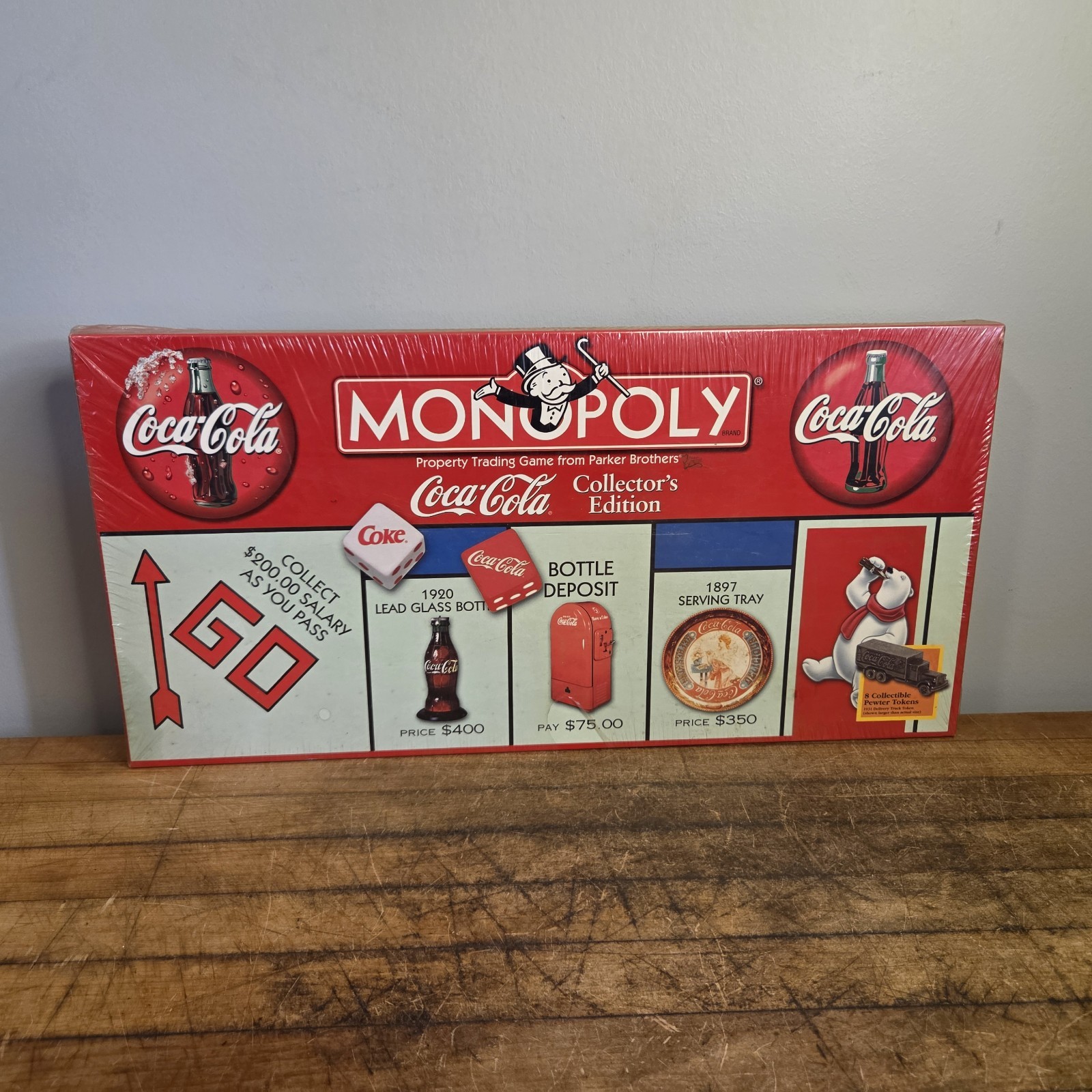 Coca-Cola Coke Monopoly Collector’s Edition Board Game 1999 USAopoly New Sealed