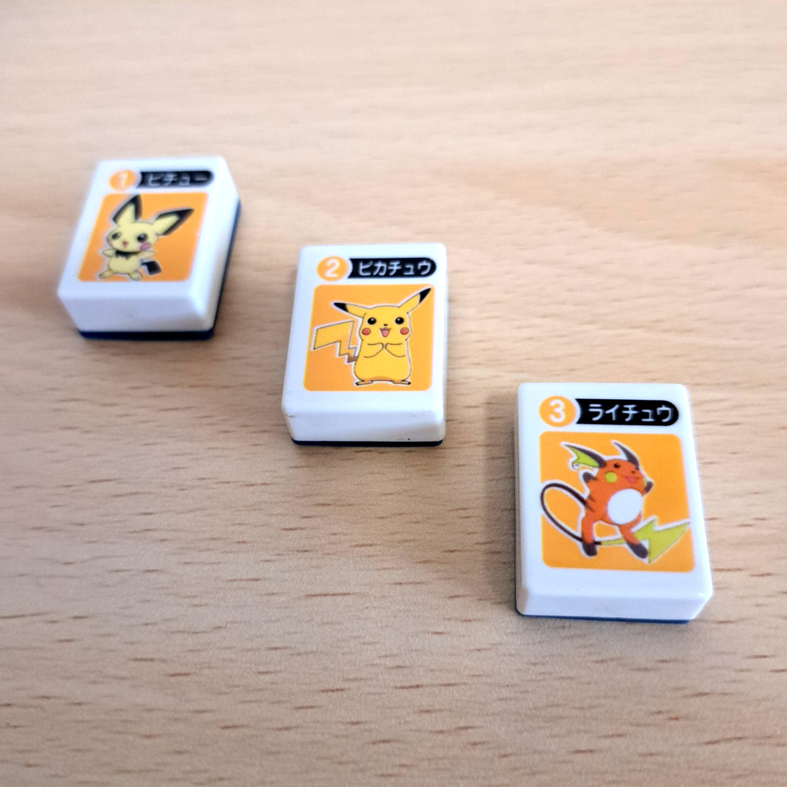Pokemon Mahjong Family Ponjan Gold Silver Board Game Rare Retro TOMY Japan