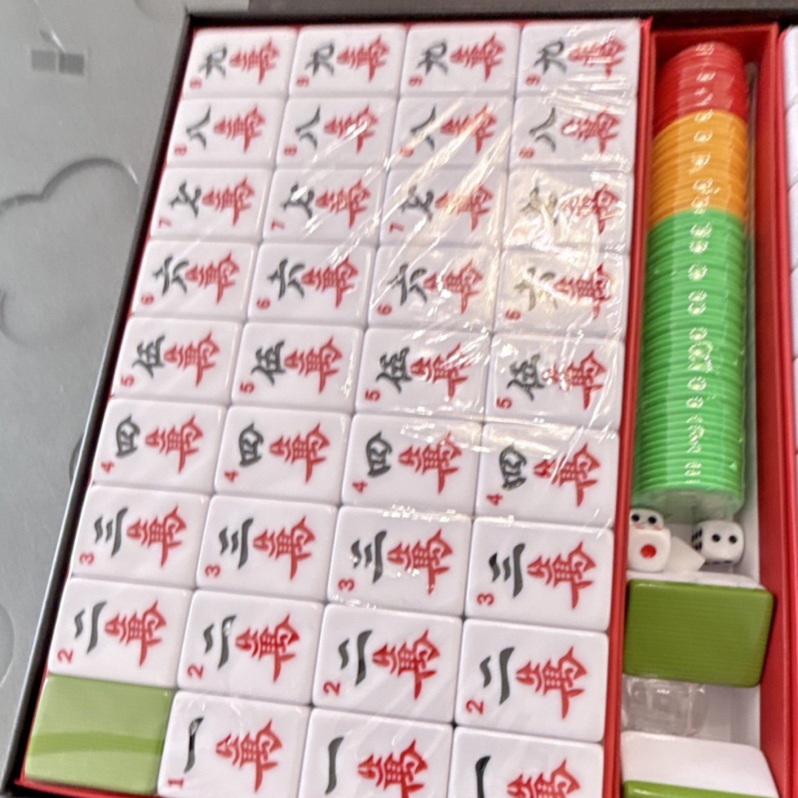 Mose Cafolo Mahjong Complete Set with Case, Professional Tile Game