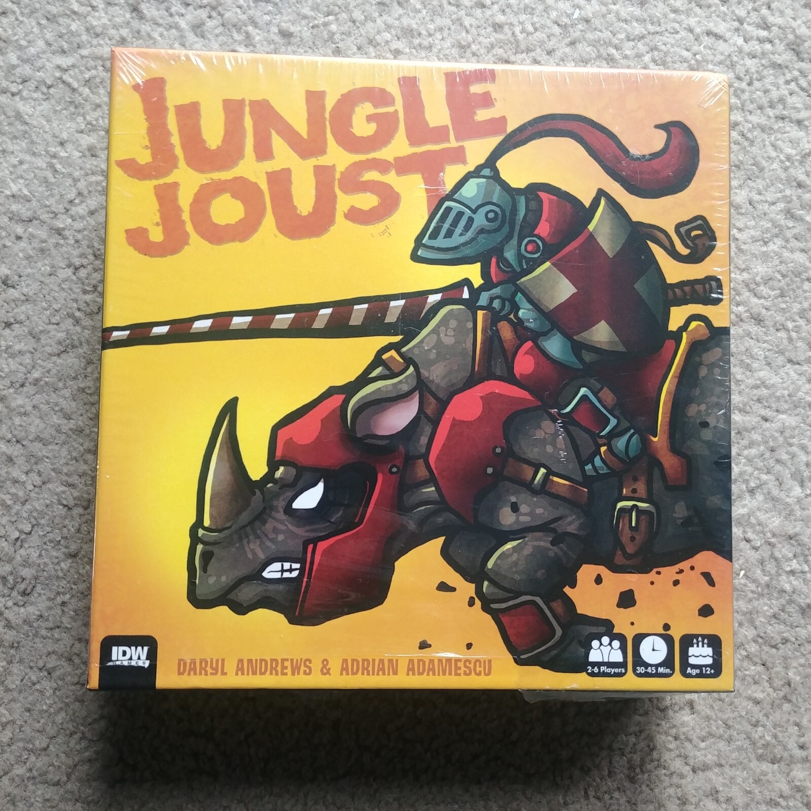 Jungle Joust Board Game IDW NEW SEALED Ages 12 And Up