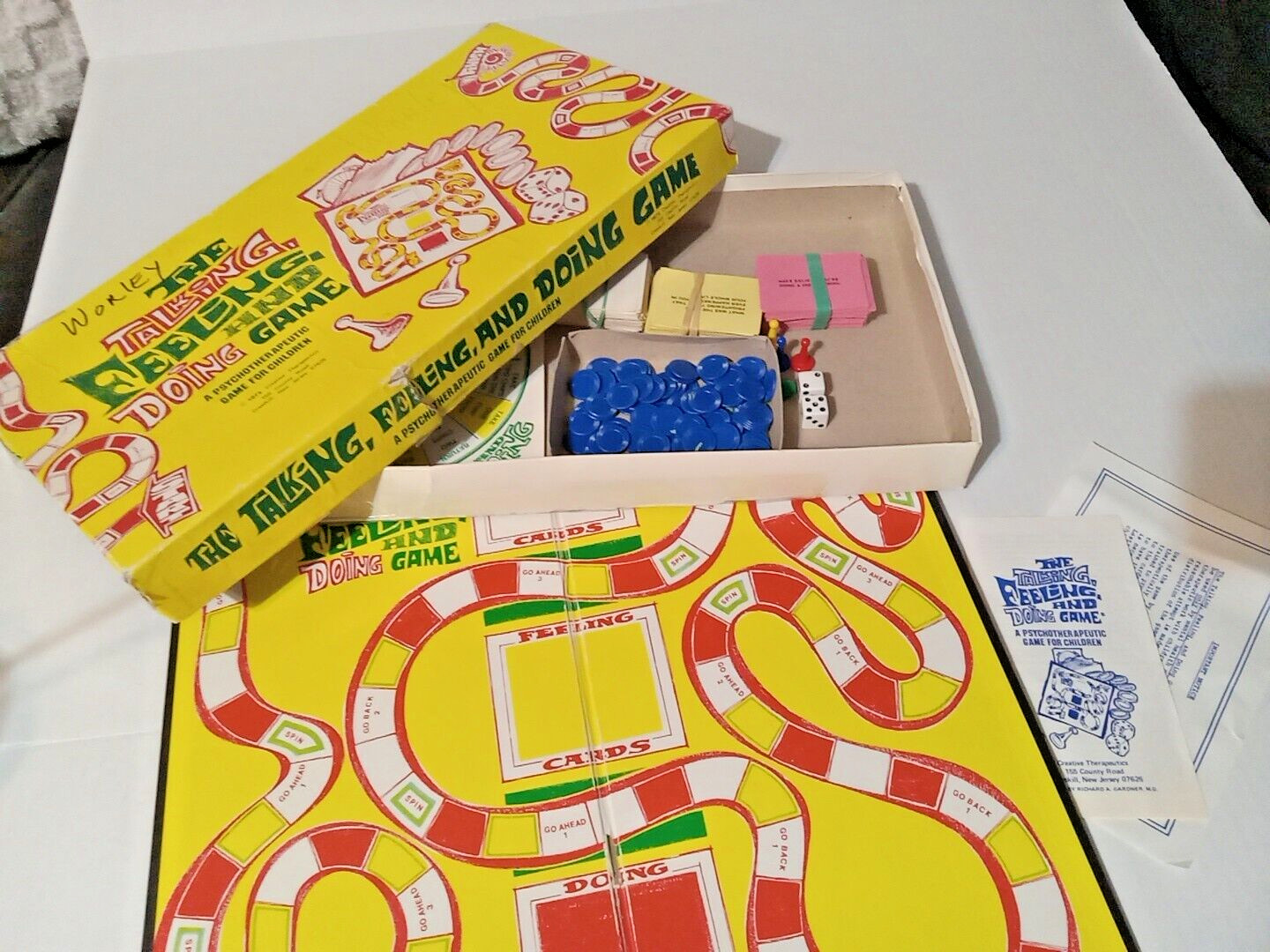 Vintage The Talking, Feeling And Doing Game A Psychotherapeutic Game 1973