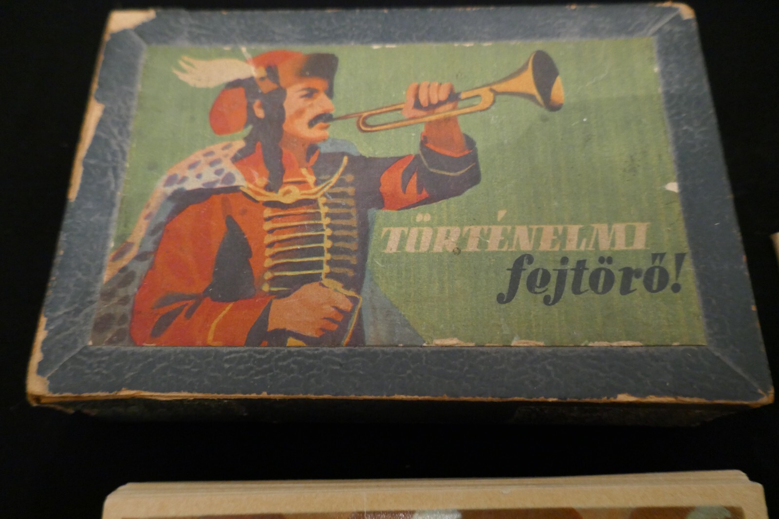 1950’s Rare Vintage Hungarian Budapest Hungary History Memory Game Flashcard Art