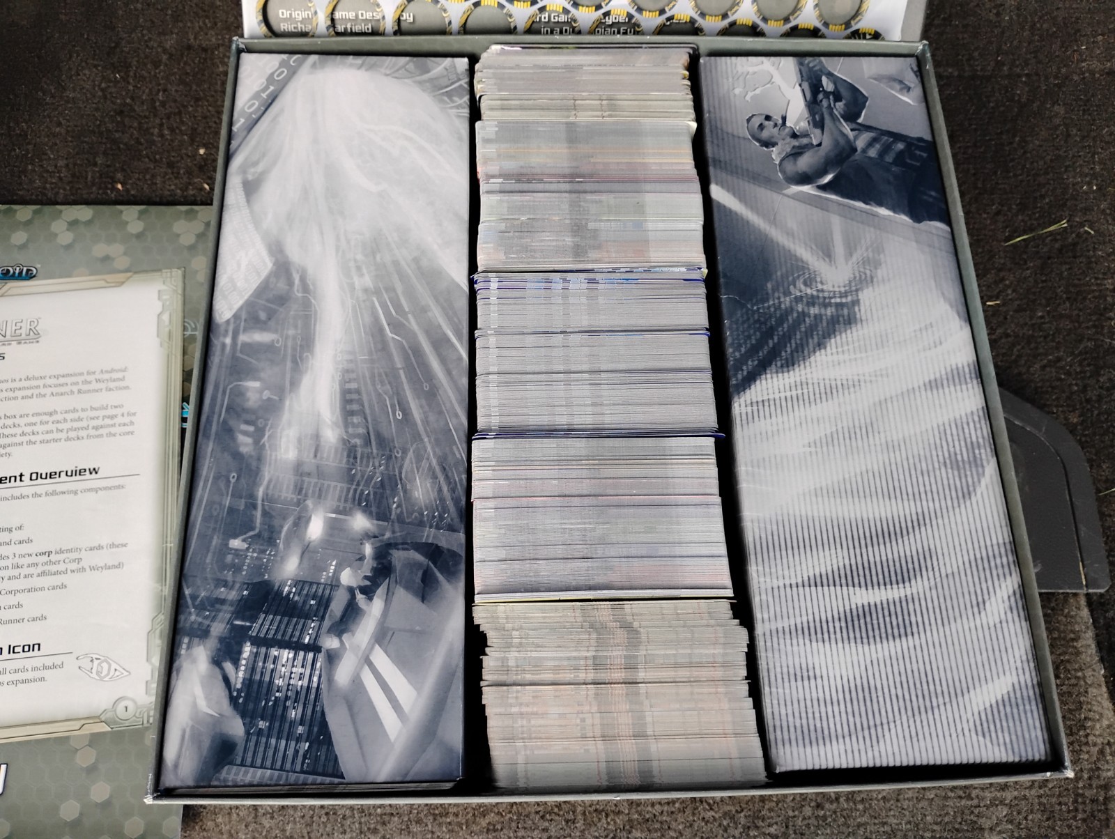 Android Netrunner Base Game + Order and Chaos + System Update + Midnight Sun