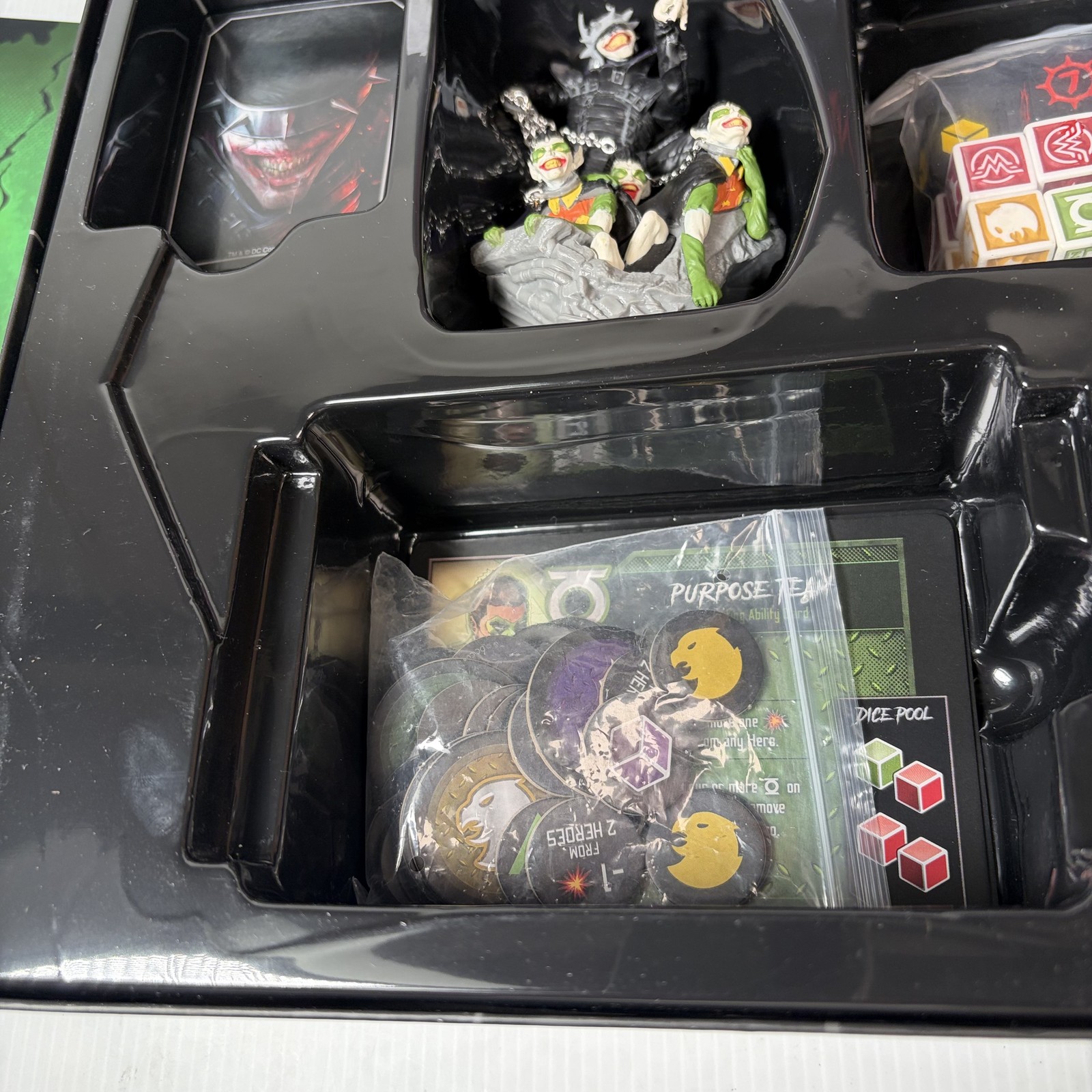 The Batman Who Laughs Rising Board Game DC Comics Cooperative w/ Figures