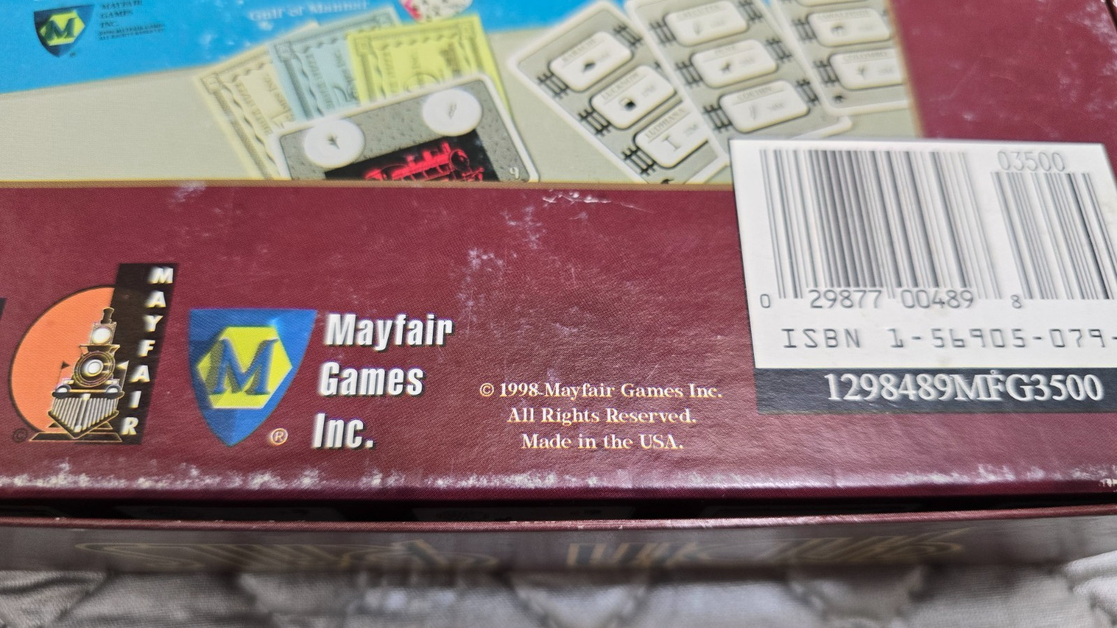 Vintage India Rails Mayfair Games Inc. 1998 Board Game – Complete!
