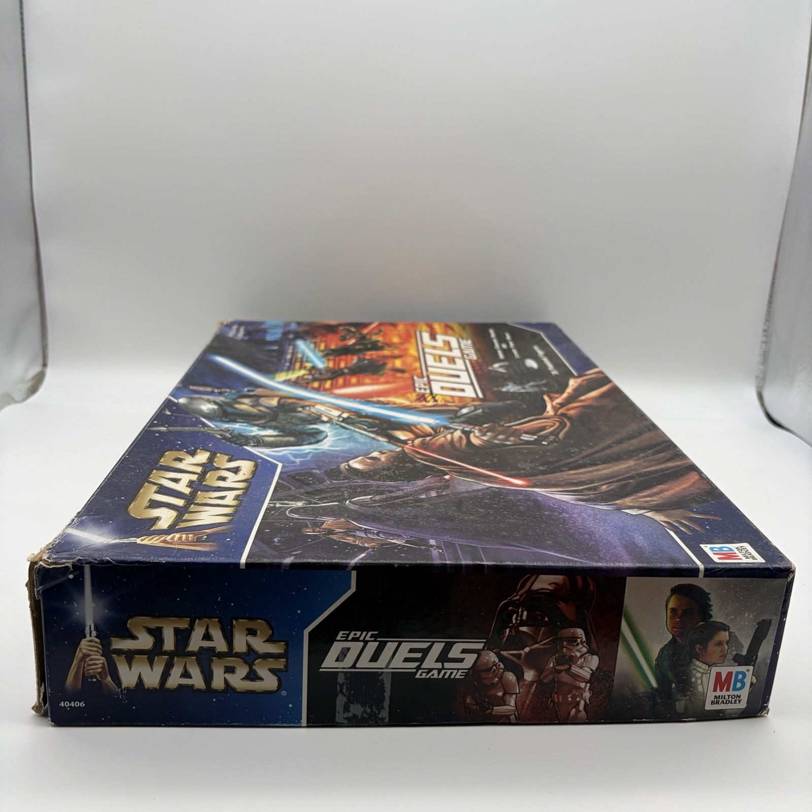Star Wars Epic Duels Board Game 2002 w/ Figures 370/372 Cards Read