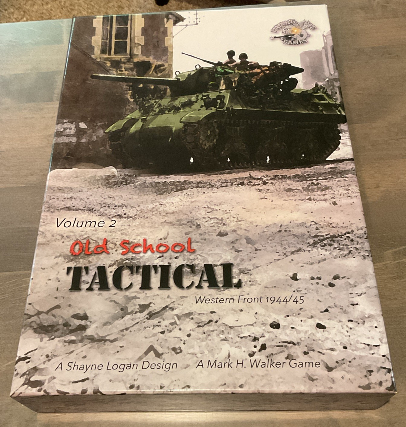 Flying Pig Wargame Old School Tactical (Volume 2) Box UNPUNCHED w/PLAYER MATS 💯