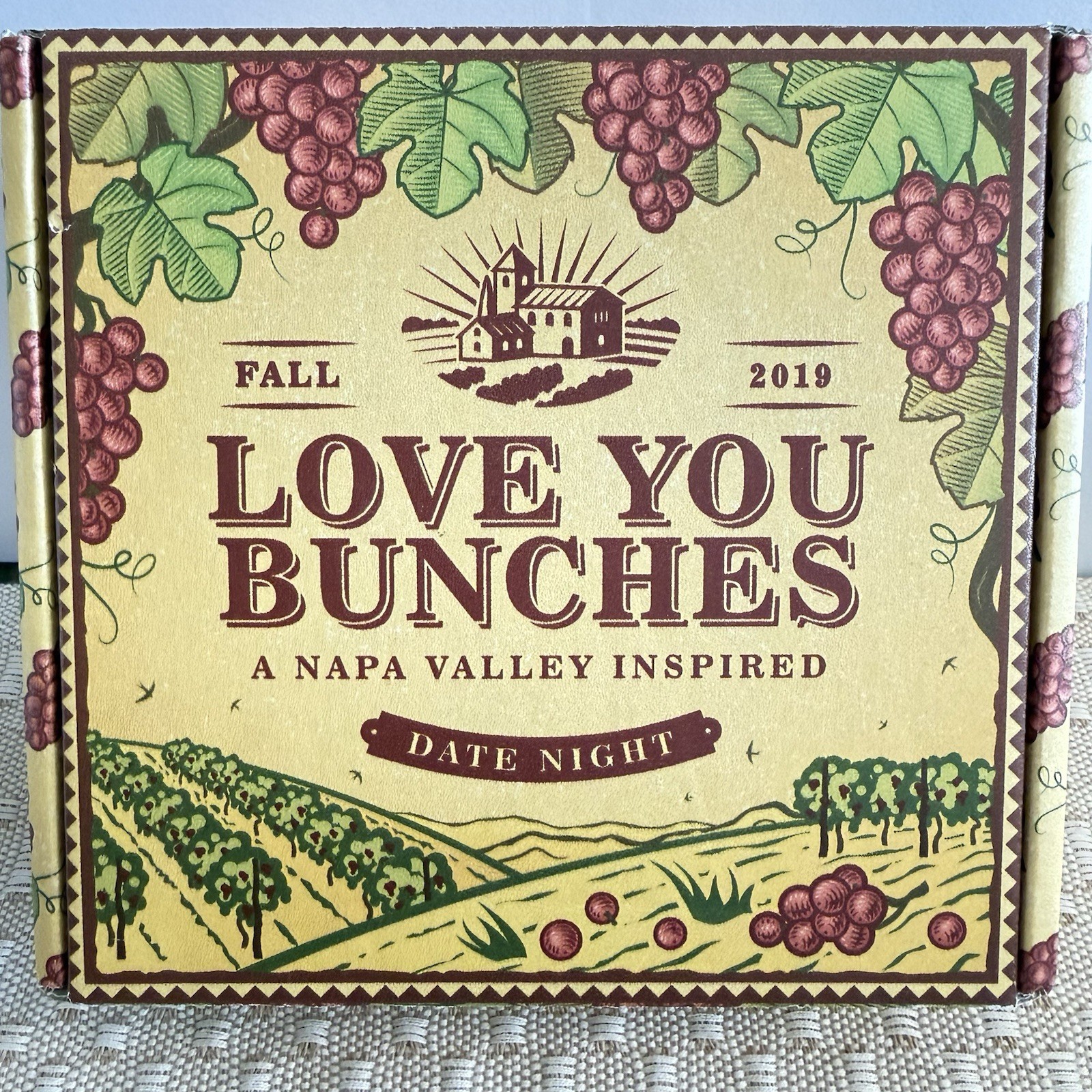 Love You Bunches Game Napa Valley Inspired Date Night Couples Wine New Open Box