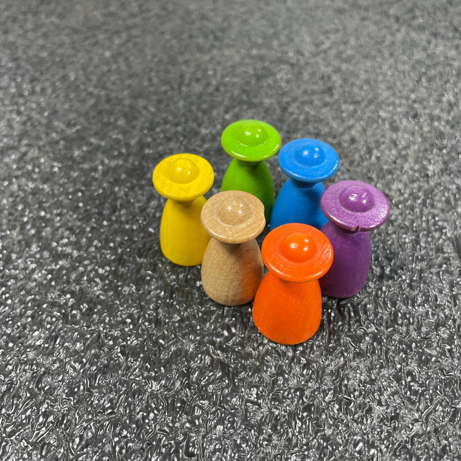 1982 Enchanted Forest Board Game Playing Pieces (6) Replacement Only