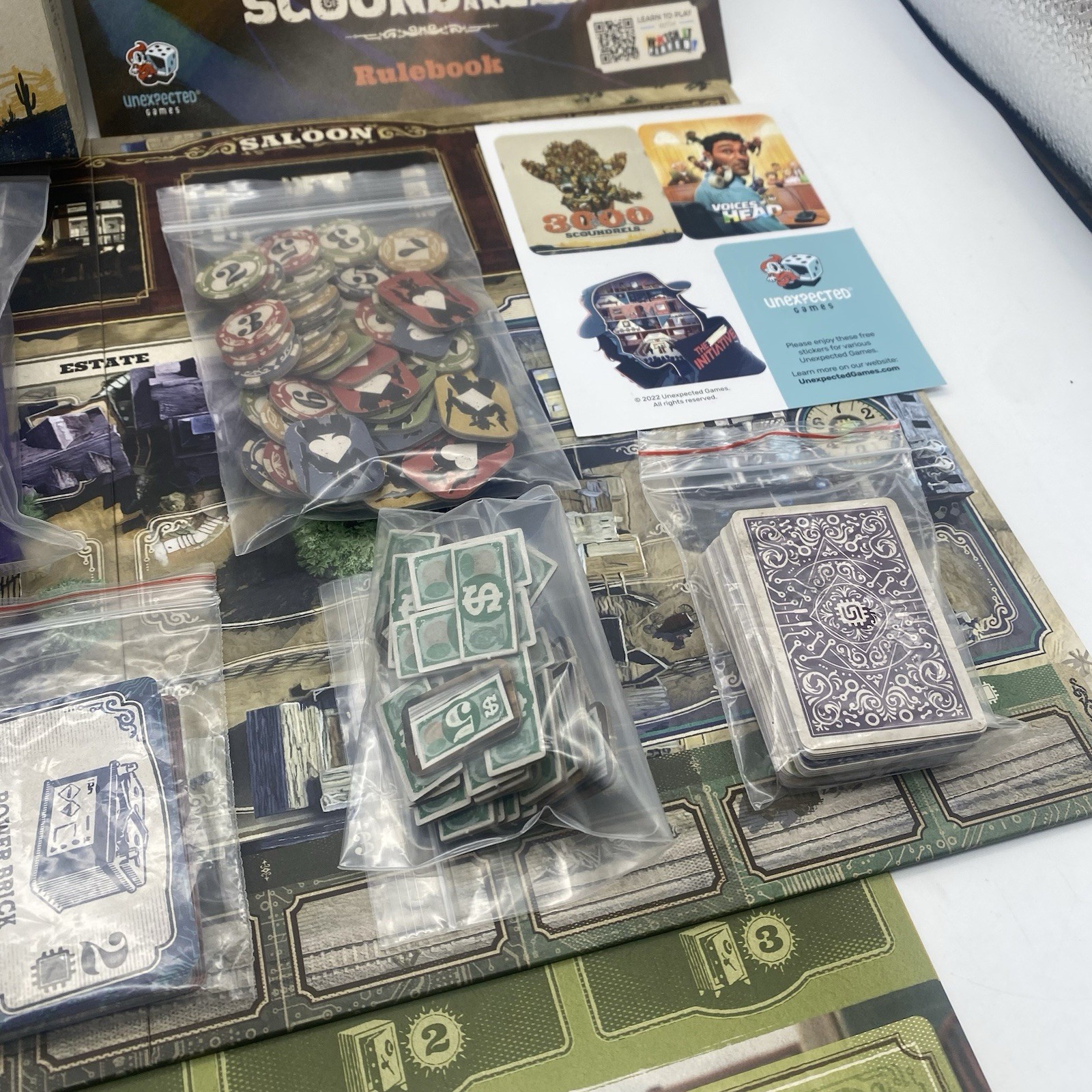 3000 Scoundrels Board Game Unexpected Games Role Playing Card Game
