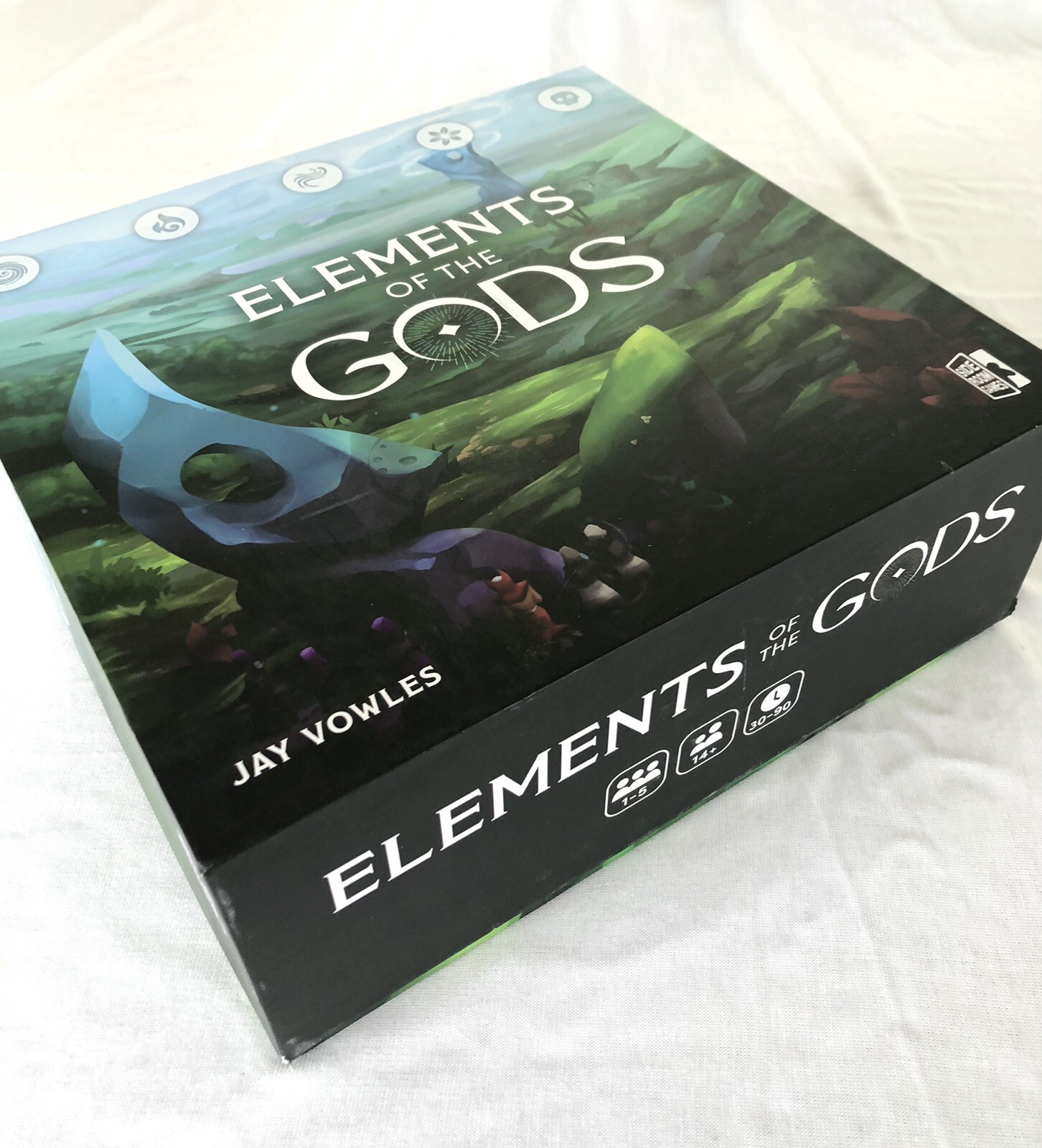 Elements Of The Gods Boardgame By Side Room Games NEW (open) Cards In Shrink
