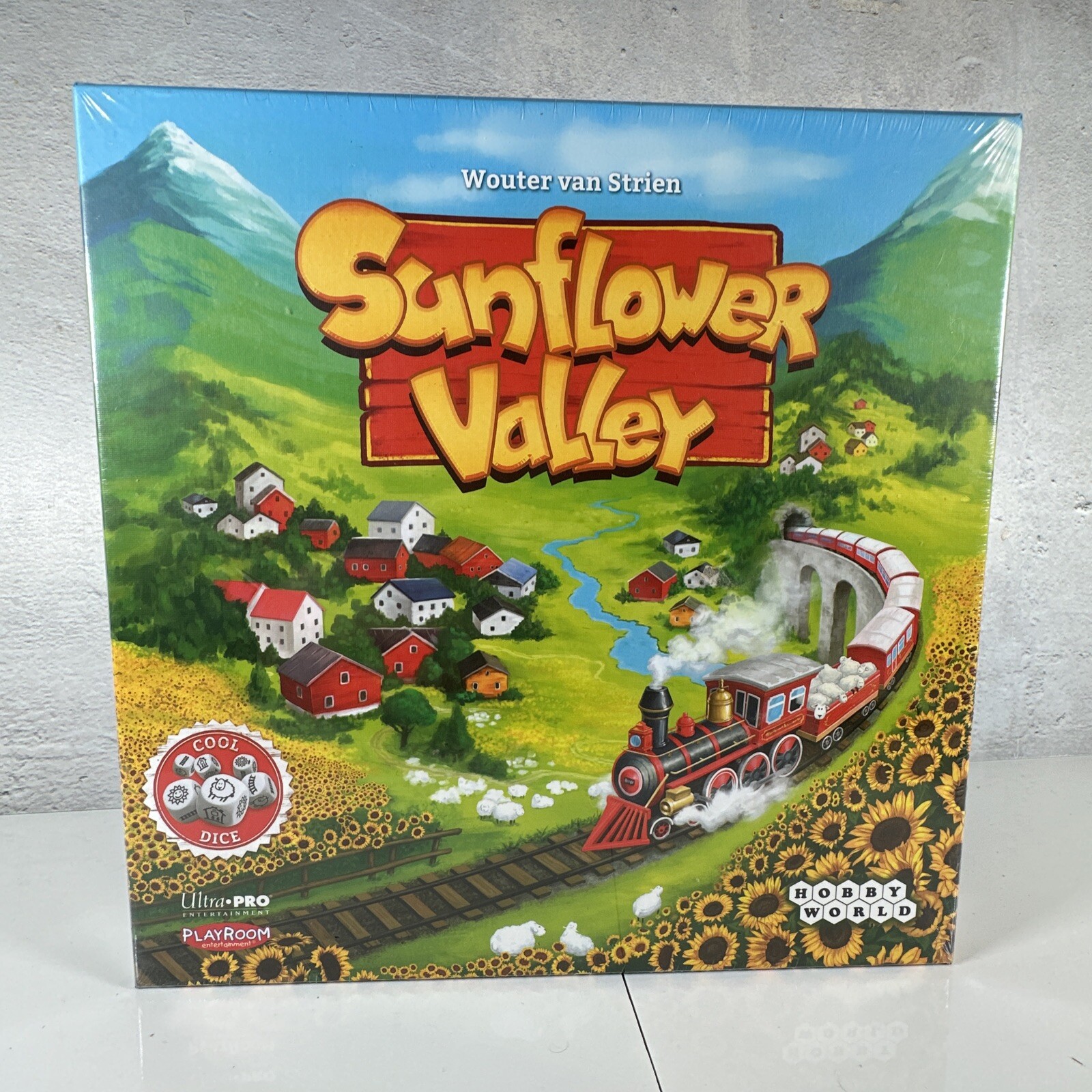 Sunflower Valley by Wouter Van Strien Strategy Dice Building Farming Board Game