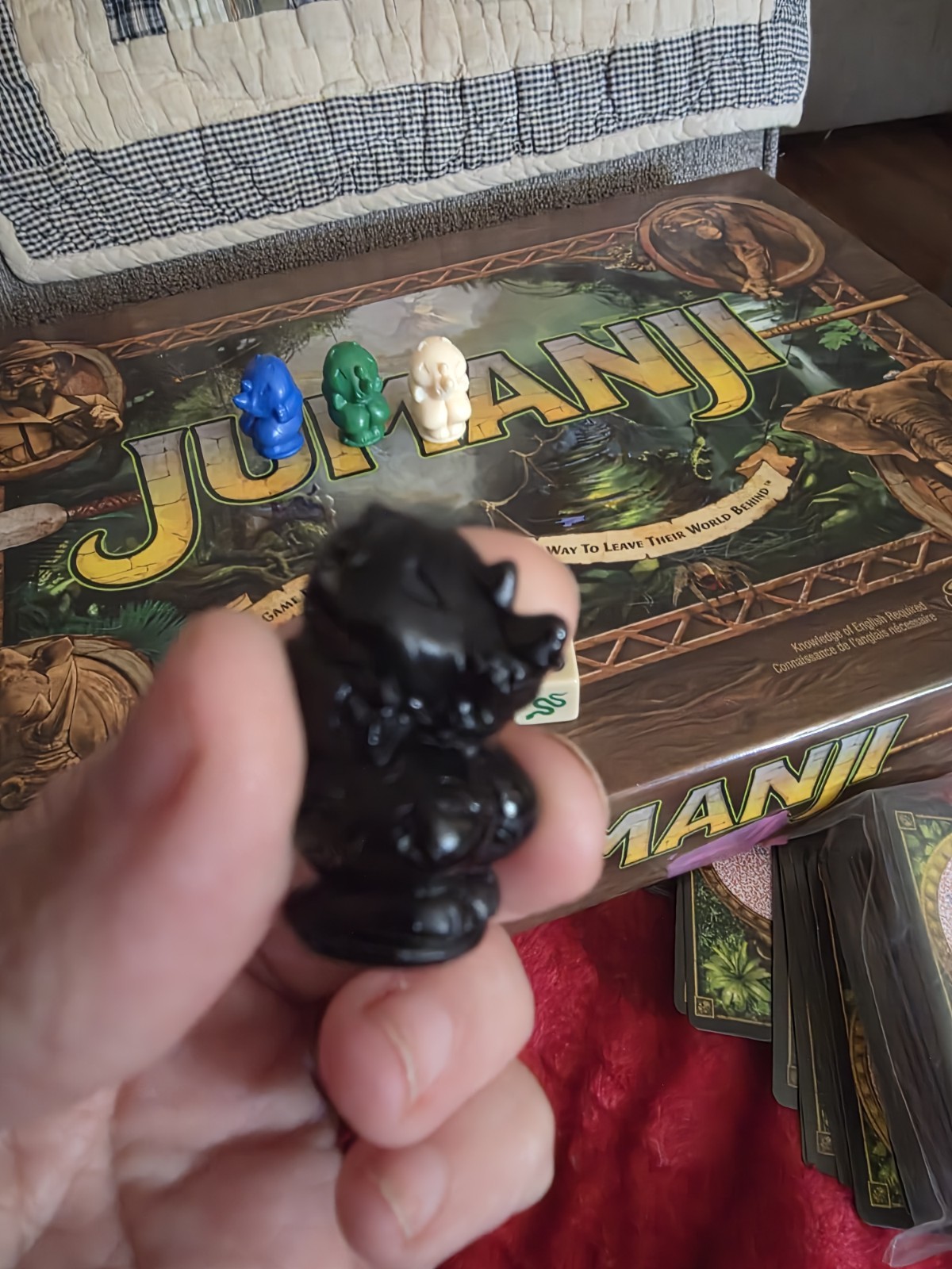 Jumanji Deluxe | 4 Rhino Movers Figures | Official Replacement Game Pieces Pics