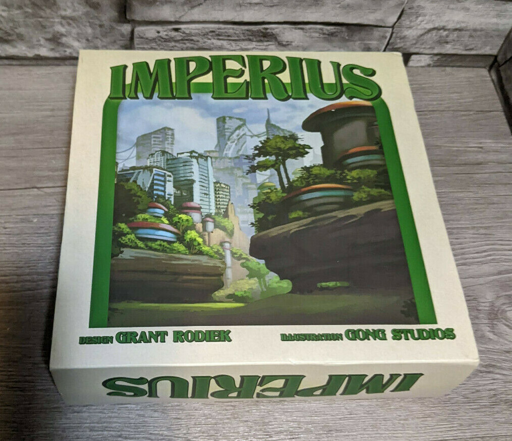 Grant Rodiek Imperius Board Game, Complete Never Played Kolossal Games