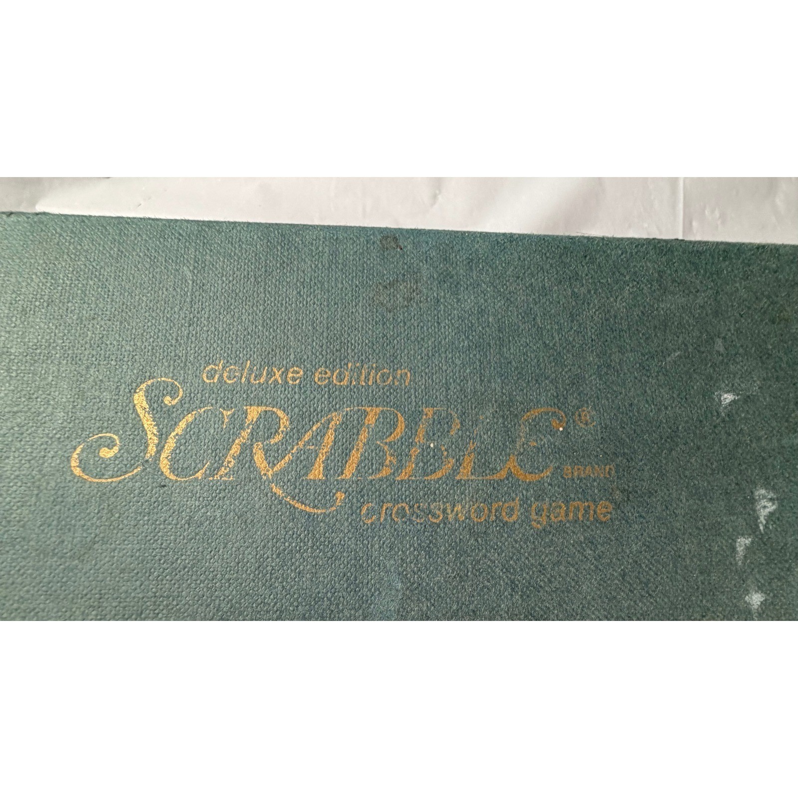 VTG 1977 Scrabble Deluxe Edition Complete Set Board Turntable Selchow Righter