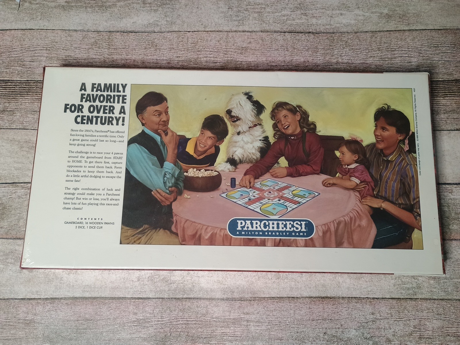 Vintage Milton Bradley Parcheesi Board Game 2-4 Players (4037) NEW SEALED 1989