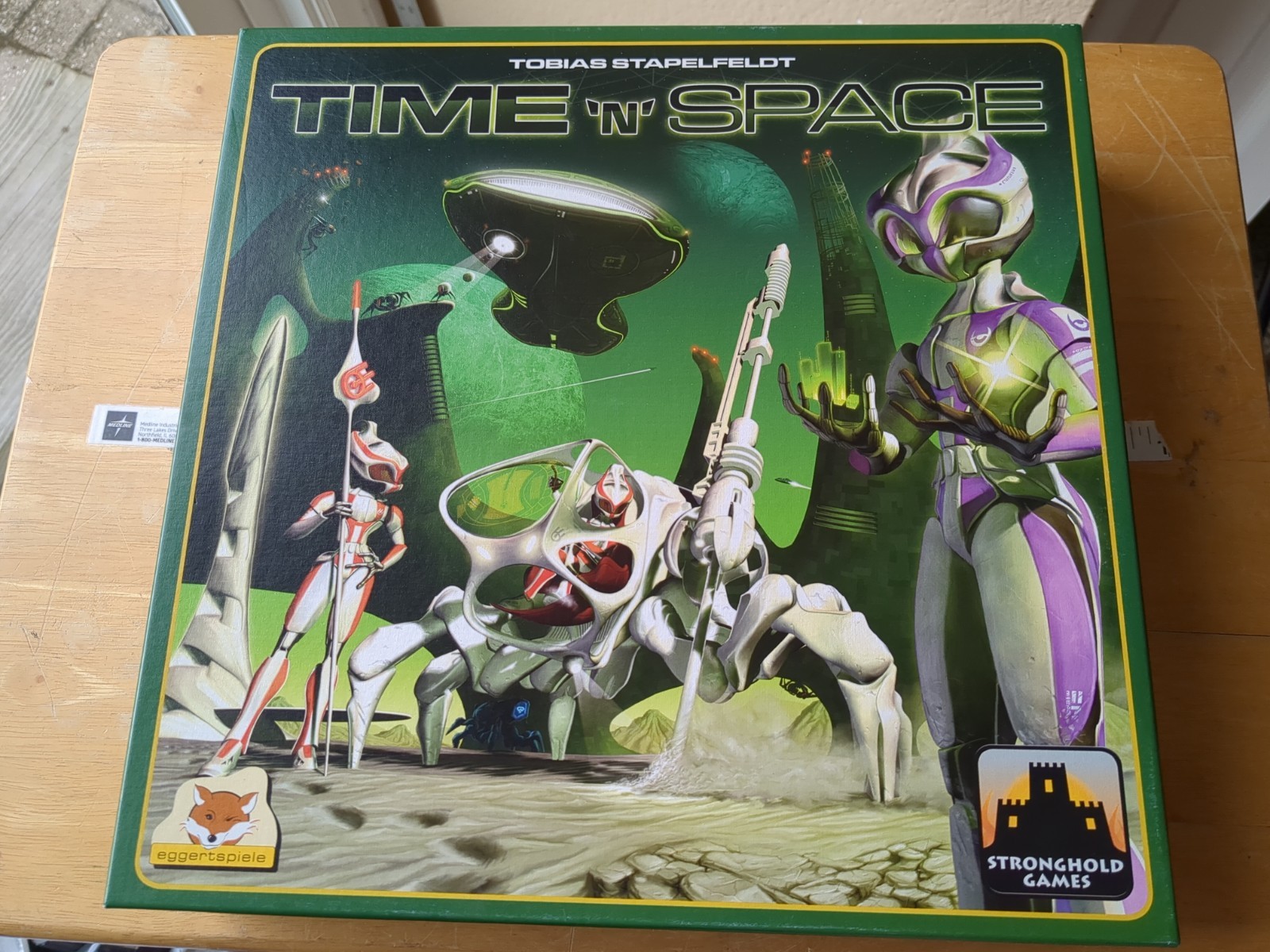 Time N Space Board Game, by Stronghold Games, Tobias Stapelfeldt, 2013