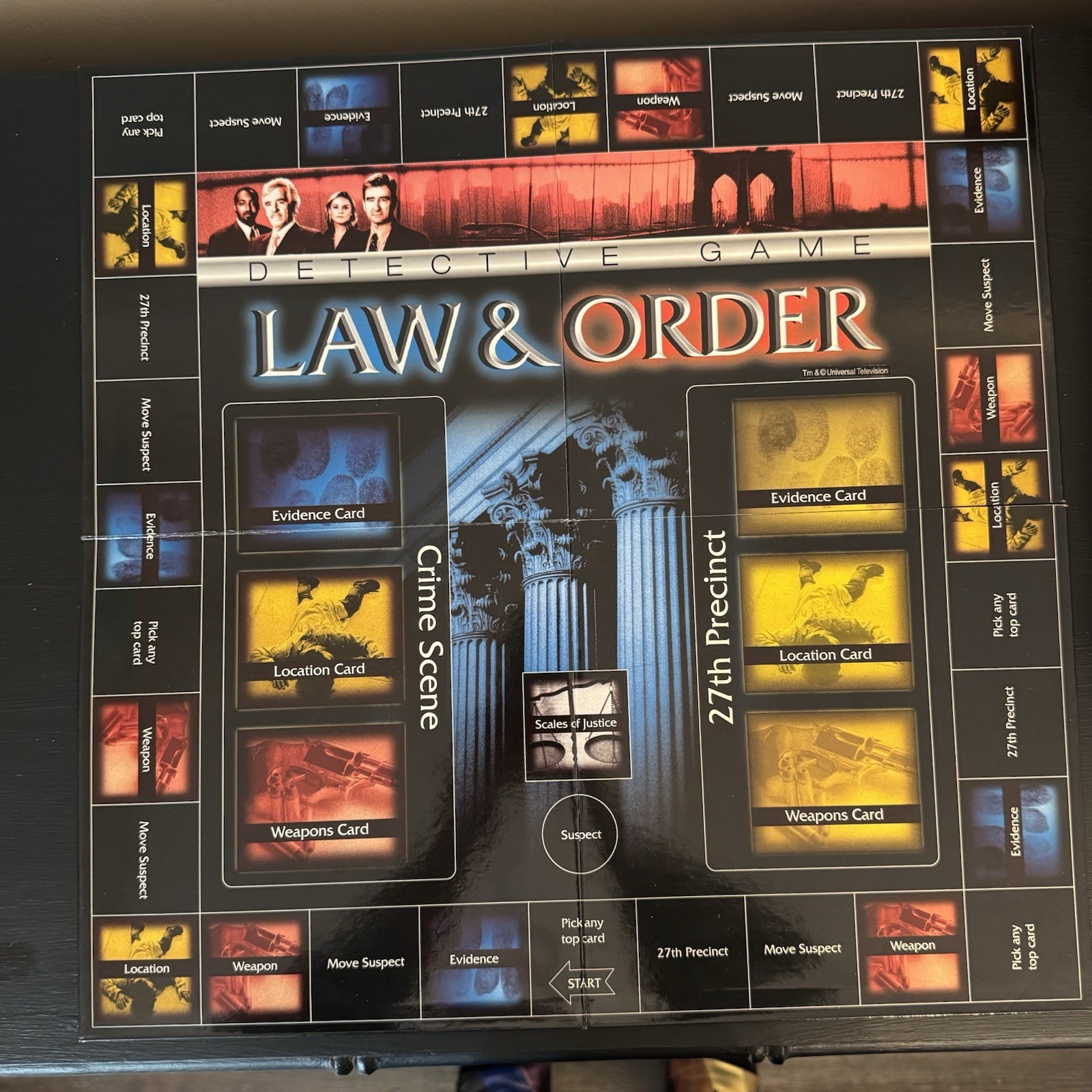 Law & Order Board Game Tin Edition 2004 Detective Game 2–4 Players As-Is