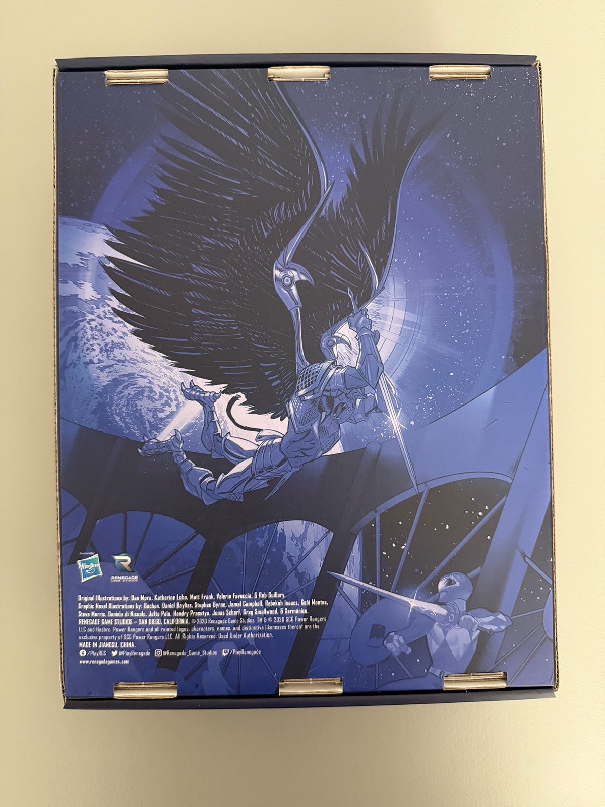 Power Rangers Heroes of the Grid Kickstarter Deluxe Box Storage Organizer OOP