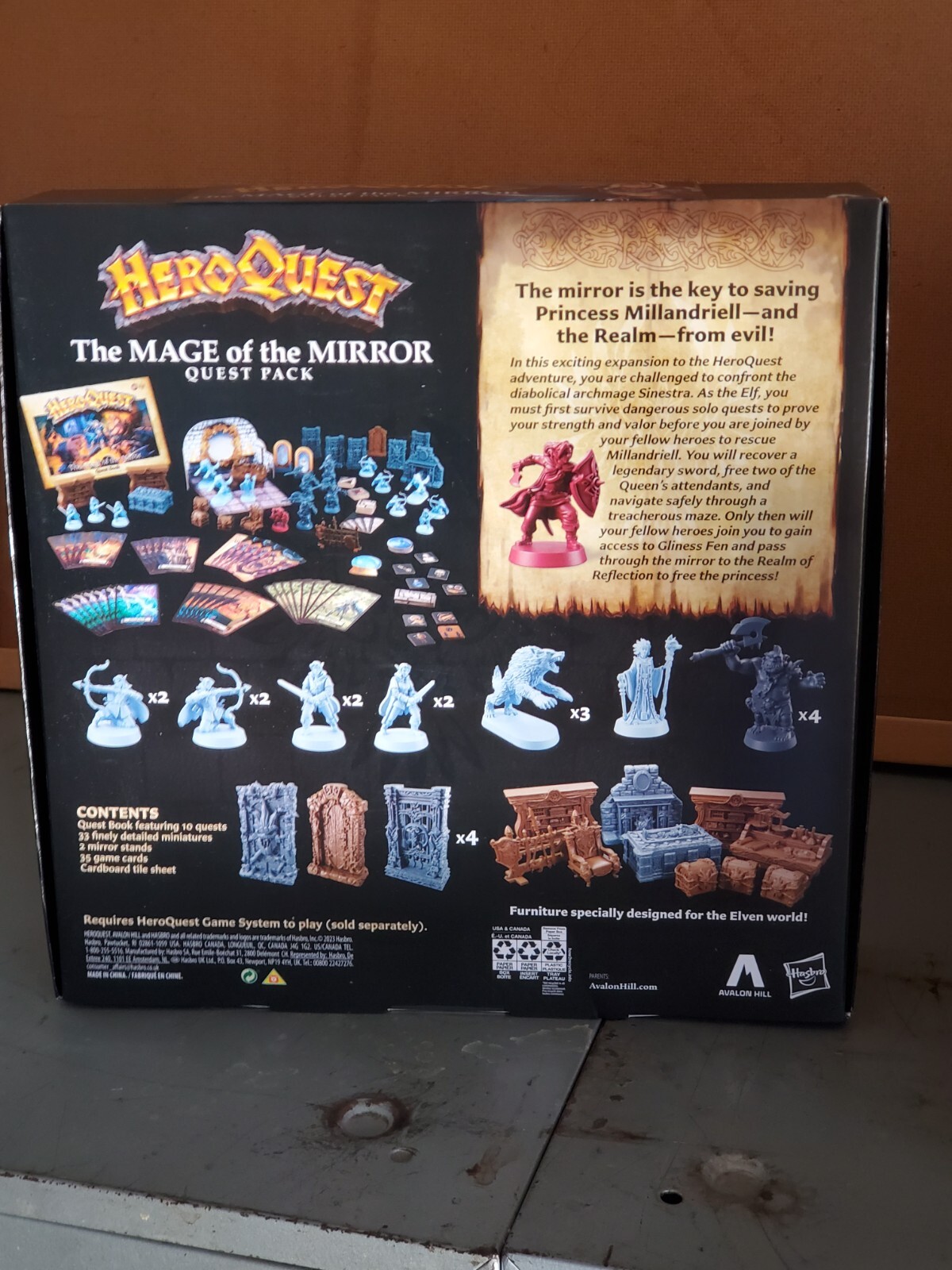 Heroquest The Mage of The Mirror Quest Pack, Roleplaying Game for Ages 14+ NIB
