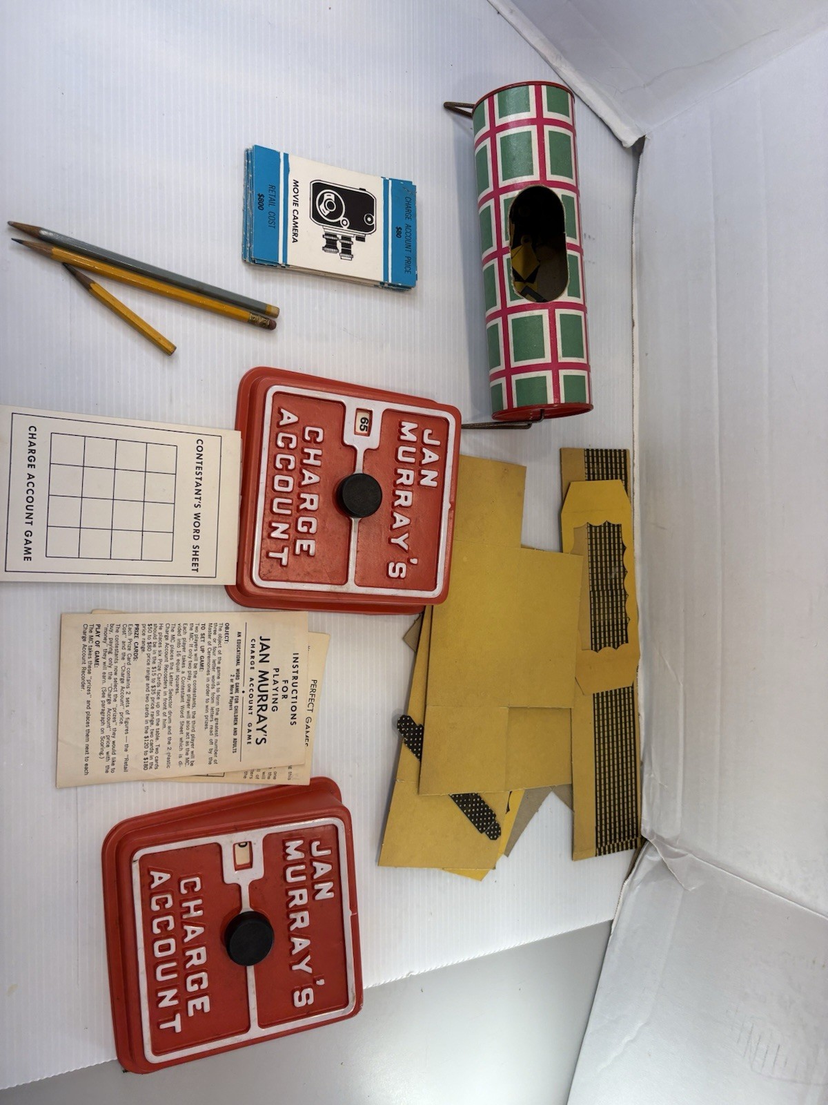 Vintage 60s Lowell Toy Jan Murray’s TV Word Game Board Game Complete