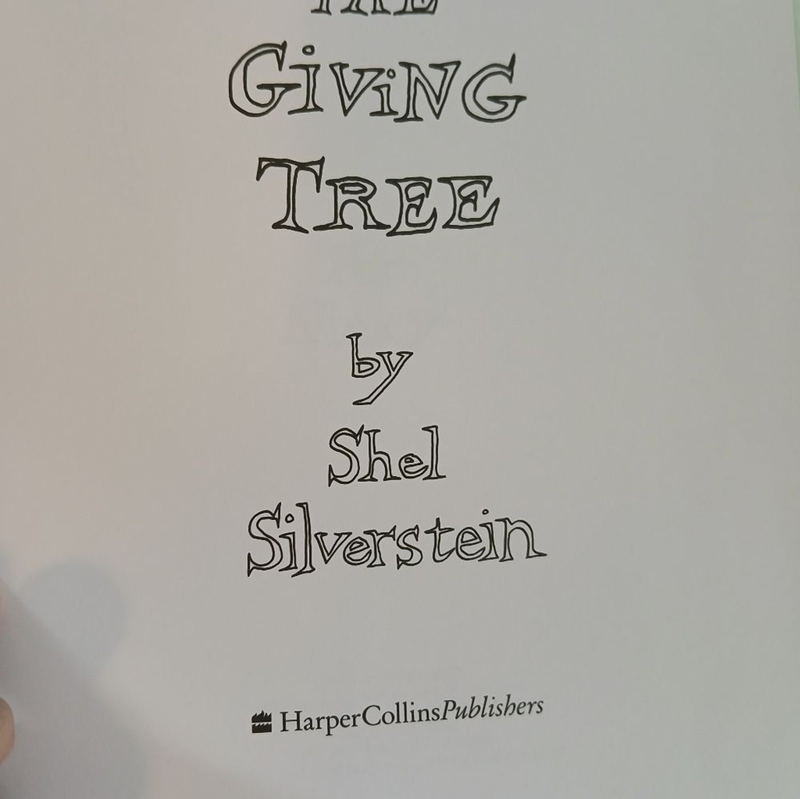 Book The Giving Tree 1st Edition Six Lines Copyright 1964 Hardcover Children’s