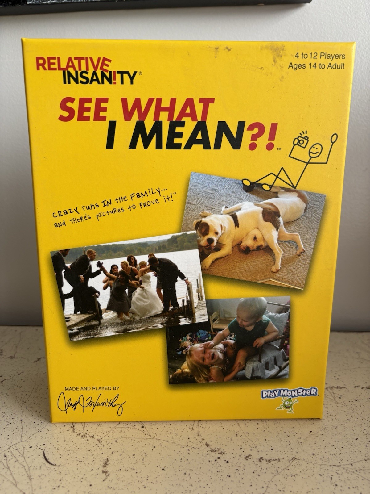 PlayMonster Relative Insanity See What I Mean?! Party Game with Funny Photos