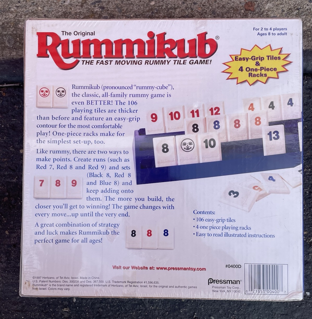Vintage • The Original Rummikub • SEALED • 60th Anniversary • 1997 • Pressman