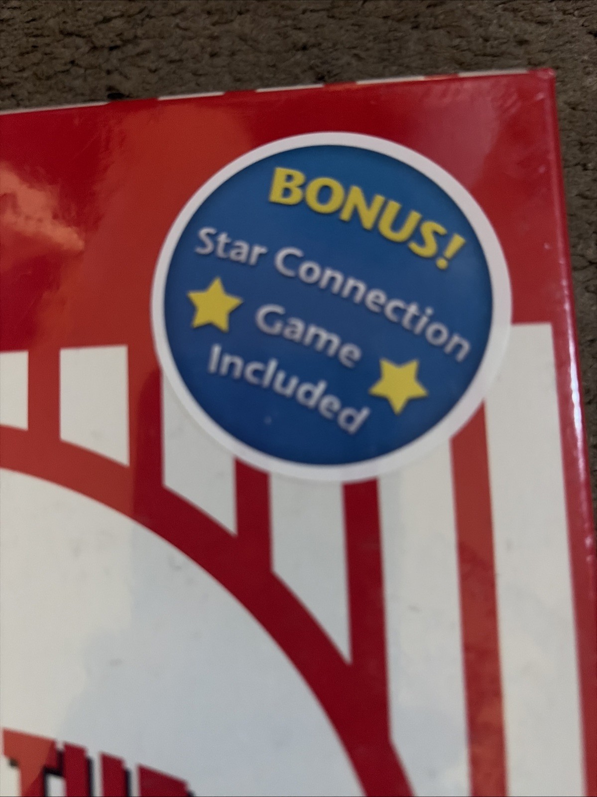 Pass the Popcorn Game with Bonus Booster Star Connection Actor Card Game