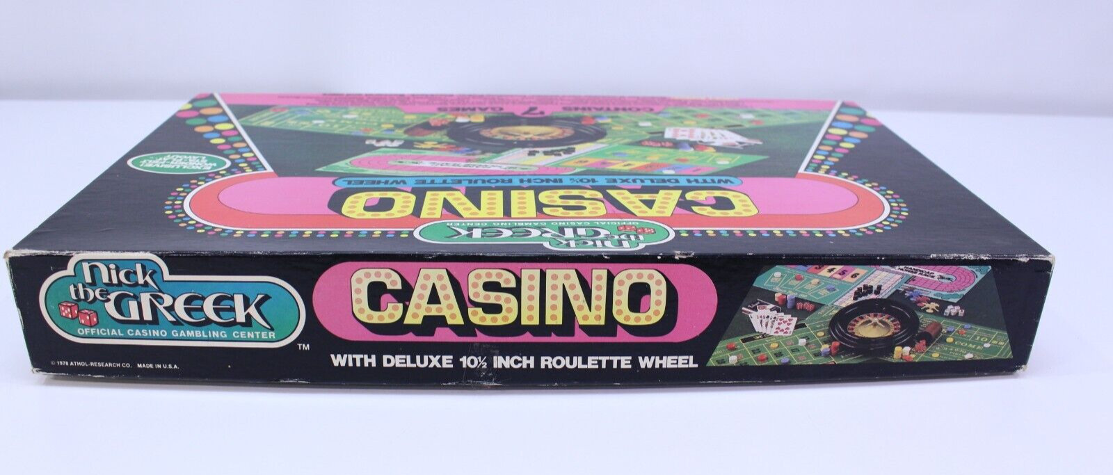 VTG 1978 Nick the Greek Casino 7 Games Horse Race, Roulette, Blackjack, Gambling