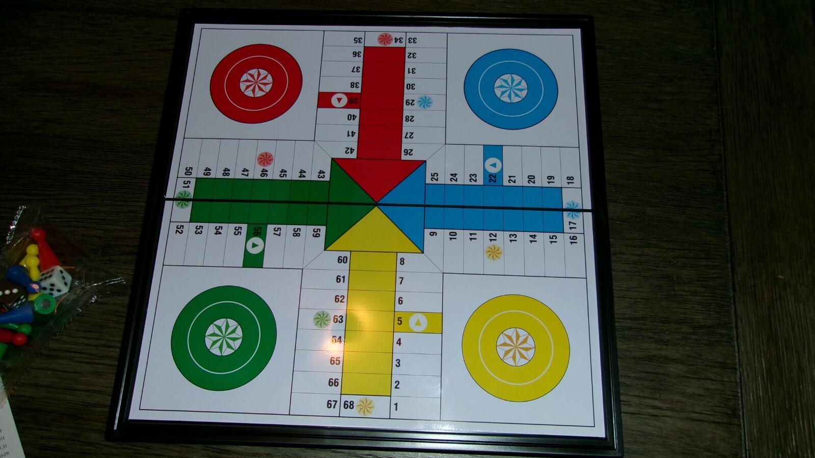LUDO GAME Magnetic Folding Travel Board Game Set
