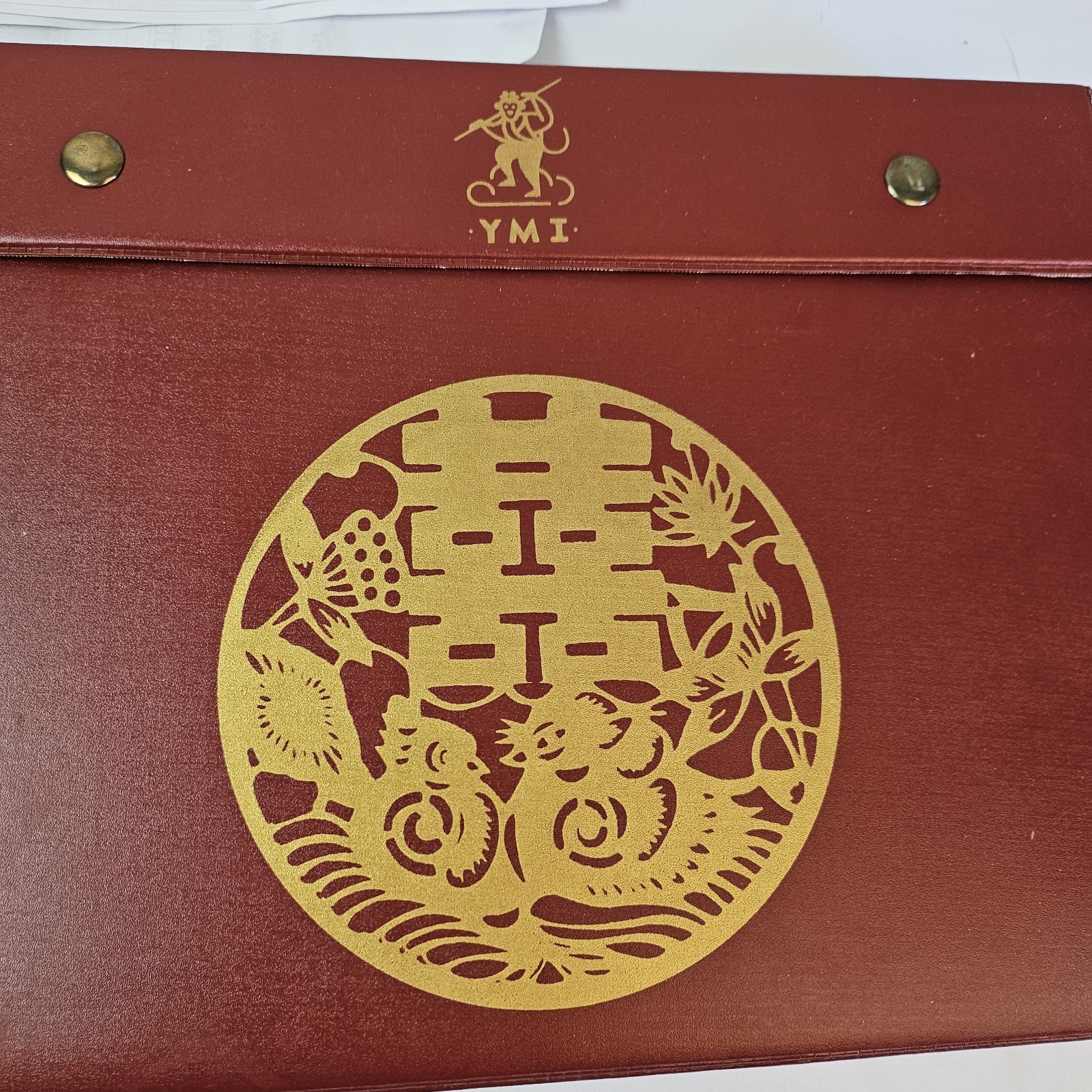Professional Chinese Mahjong Green Bamboo Happiness 146 Tiles with holders
