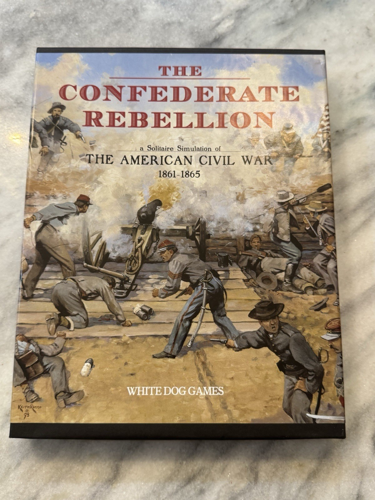 The Confederate Rebellion – Solitaire – Civil War Board Game White Dog Games