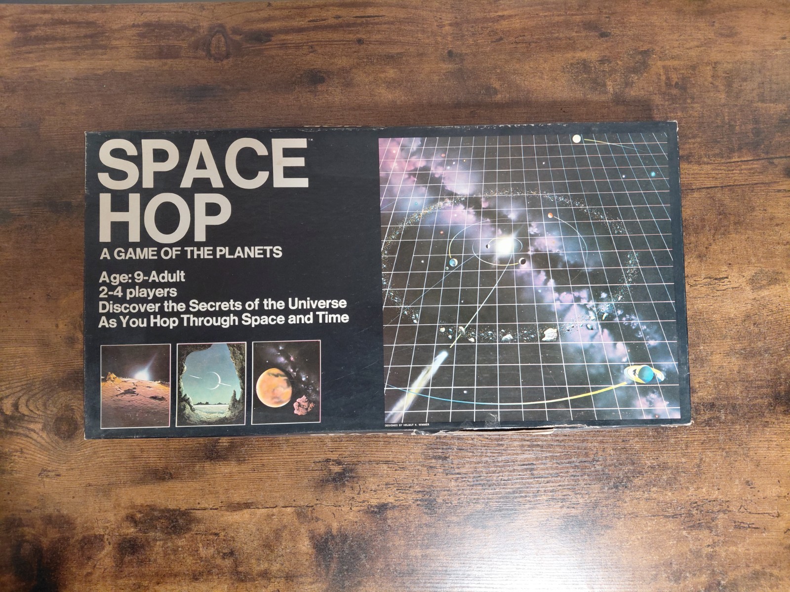 VINTAGE Teaching Concepts Inc. Space Hop Board Game 1973 2-4 Players Age 9-Adult