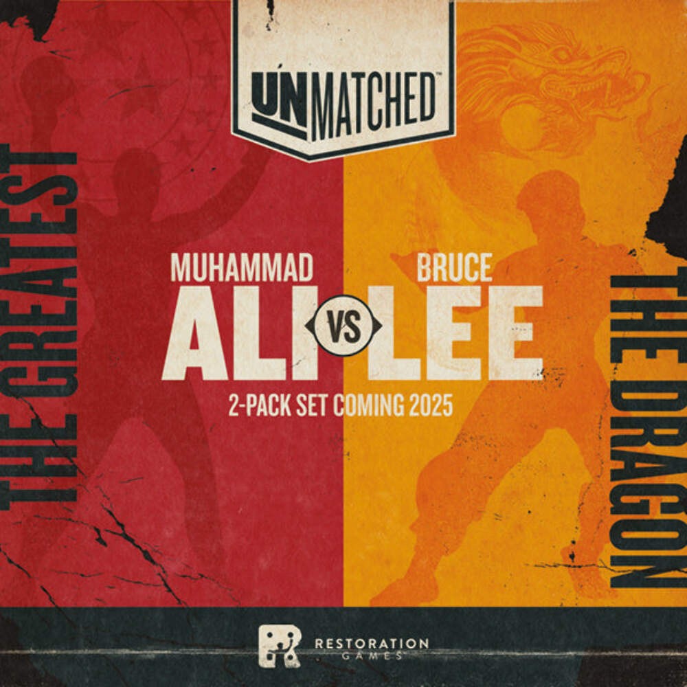 Unmatched – Muhammad Ali vs Bruce Lee: Restoration Games Board Games