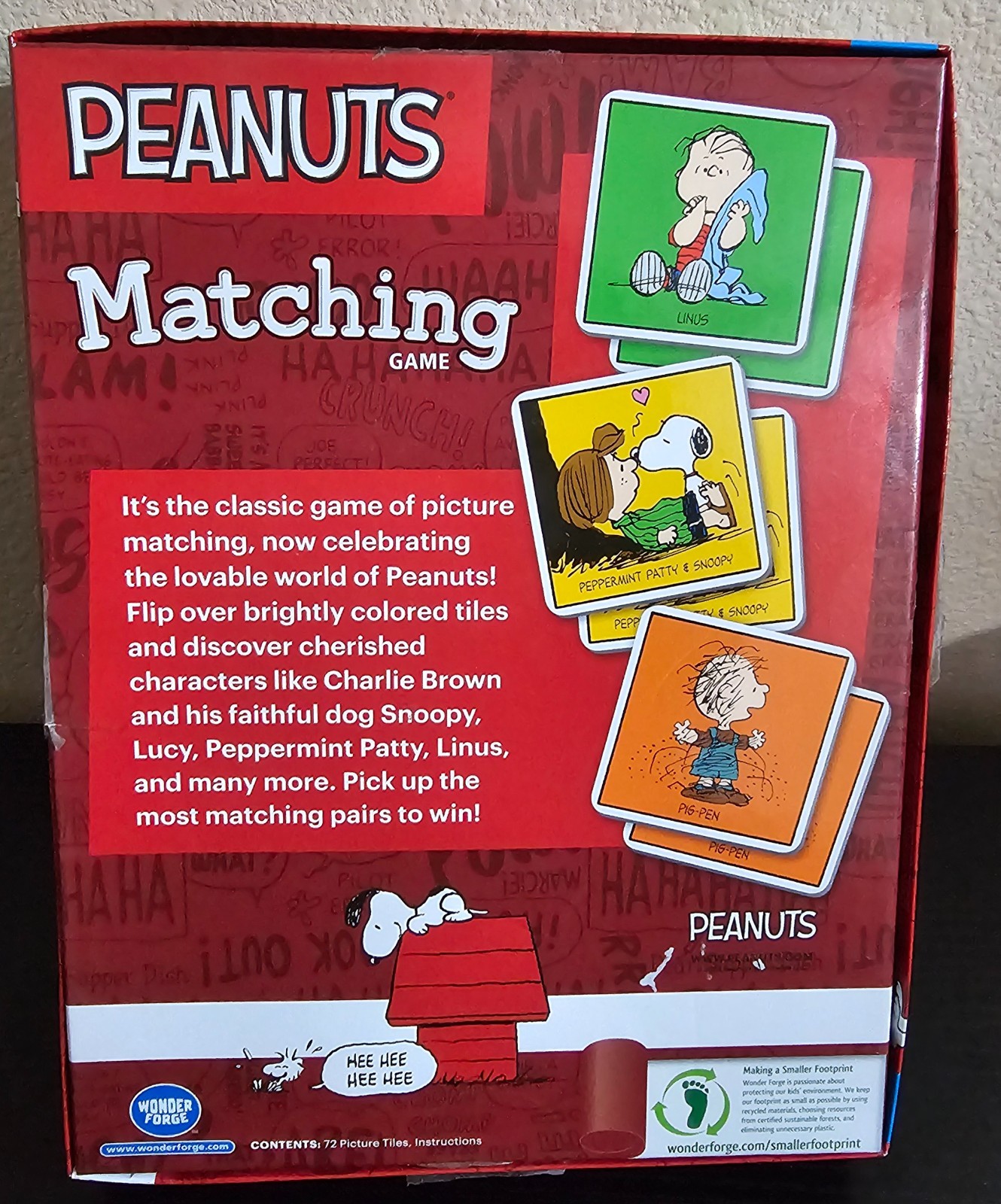 Peanuts Matching Game by Wonder Forge