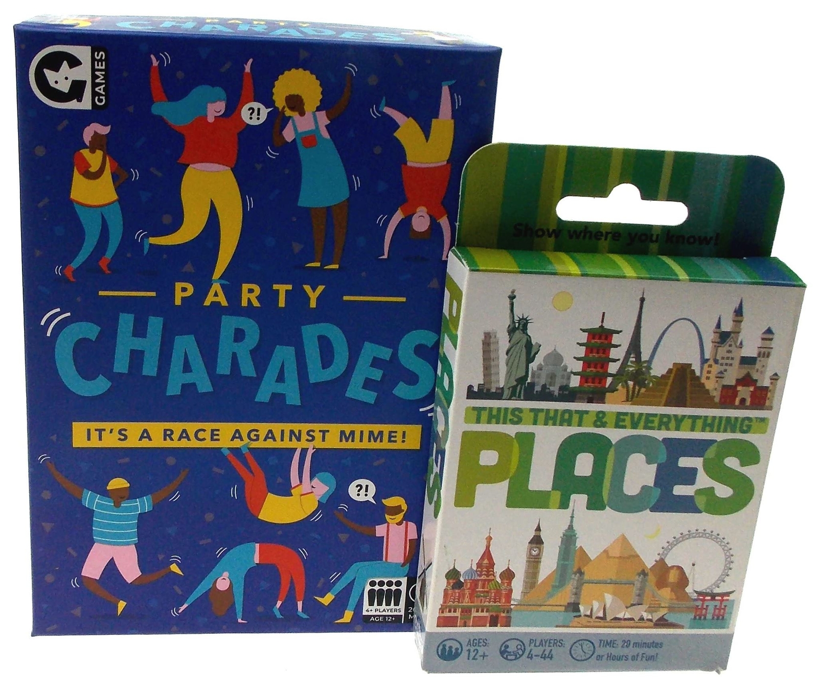 Party Charades This That & Everything Places Card Game TV Movies Songs Family