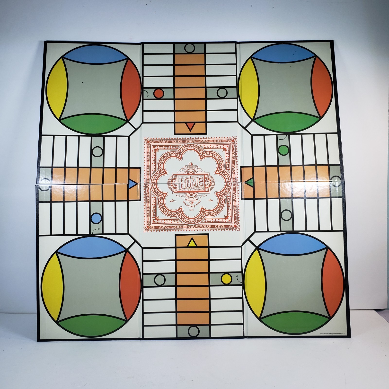 Parcheesi 2012 Wood Box Book Ed. Hasbro Board Game Replacement Board Only